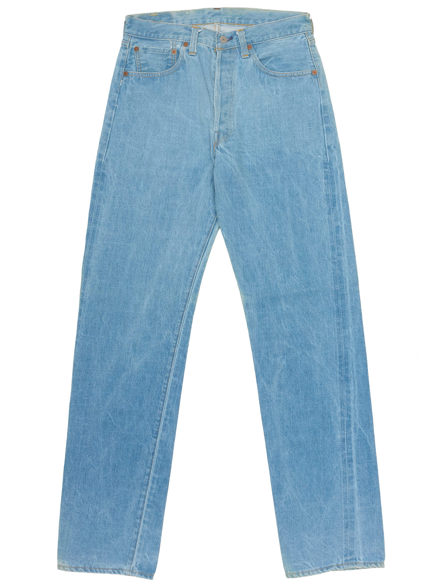Vintage LEVI'S 501 XX Valencia St. Light Blue Cotton Jeans Made in USA LVC 1998 NOS