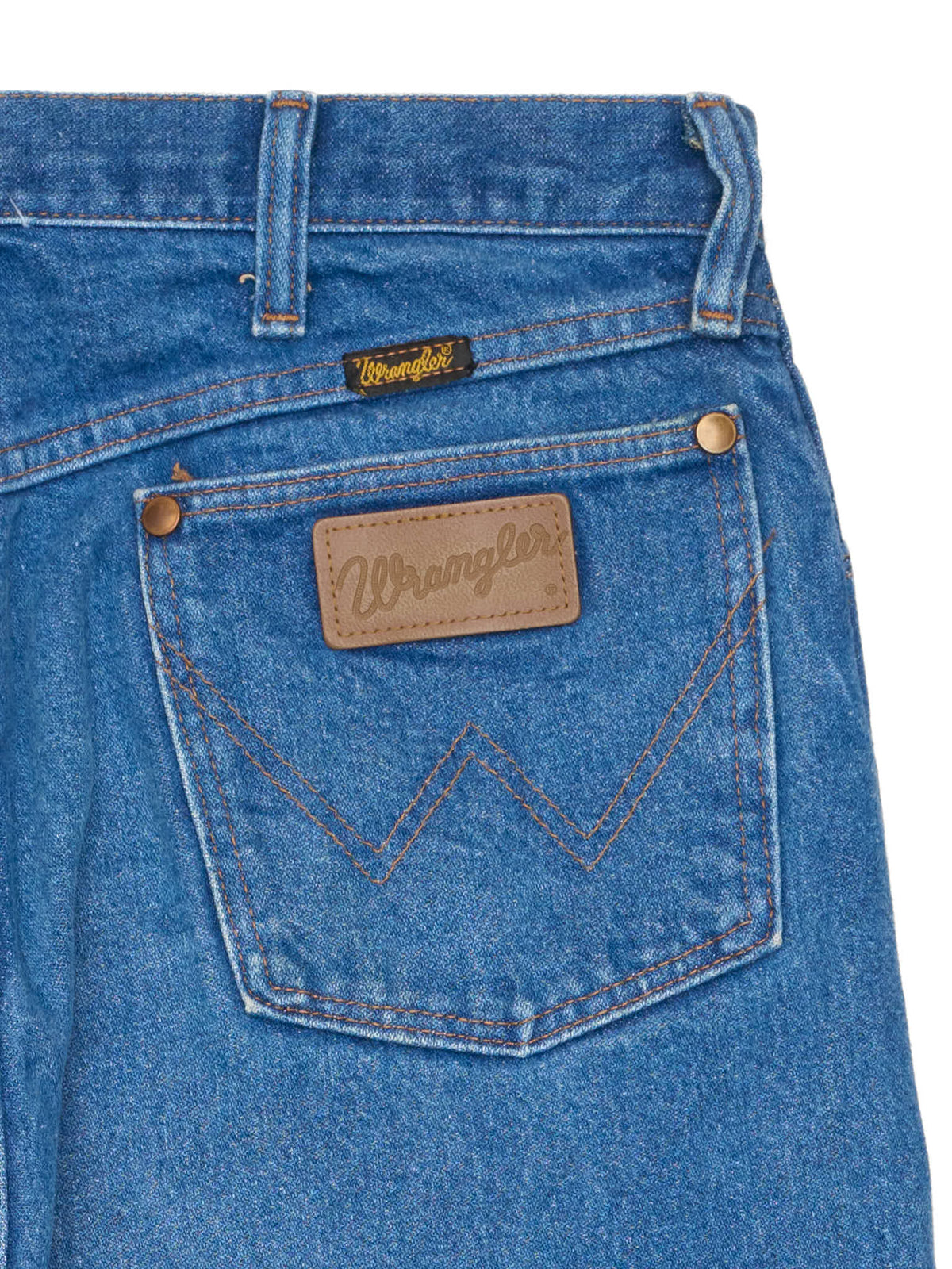 Vintage 80s WRANGLER 13MWZ Cowboy Cut Jeans Made in USA 33x32 Denim