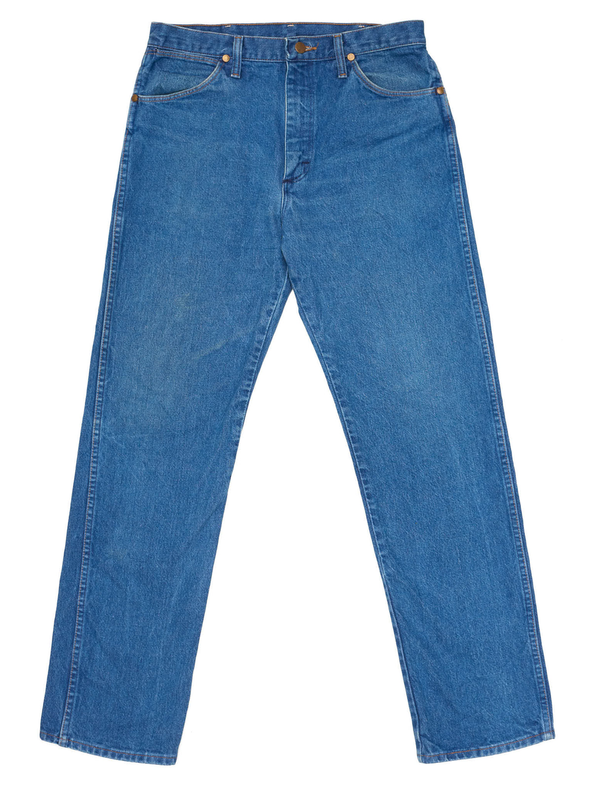 Vintage 80s WRANGLER 13MWZ Cowboy Cut Jeans Made in USA 33x32 Denim