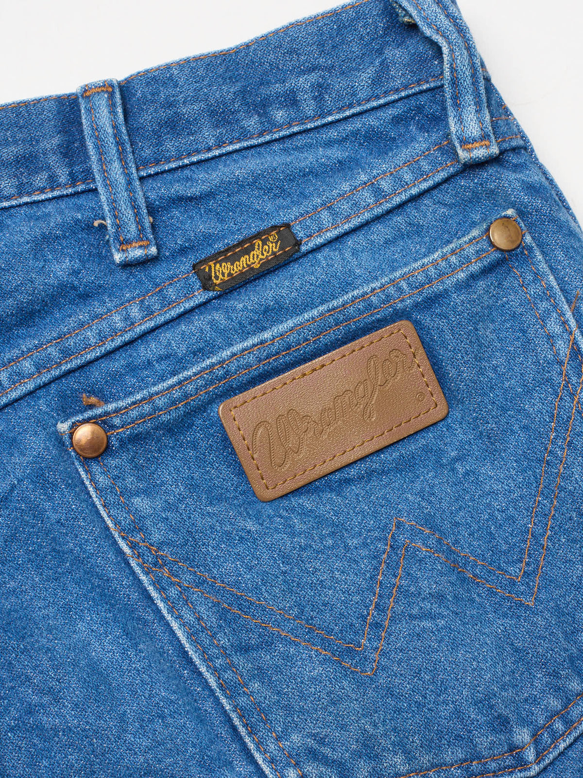 Vintage 80s WRANGLER 13MWZ Cowboy Cut Jeans Made in USA 33x32 Denim