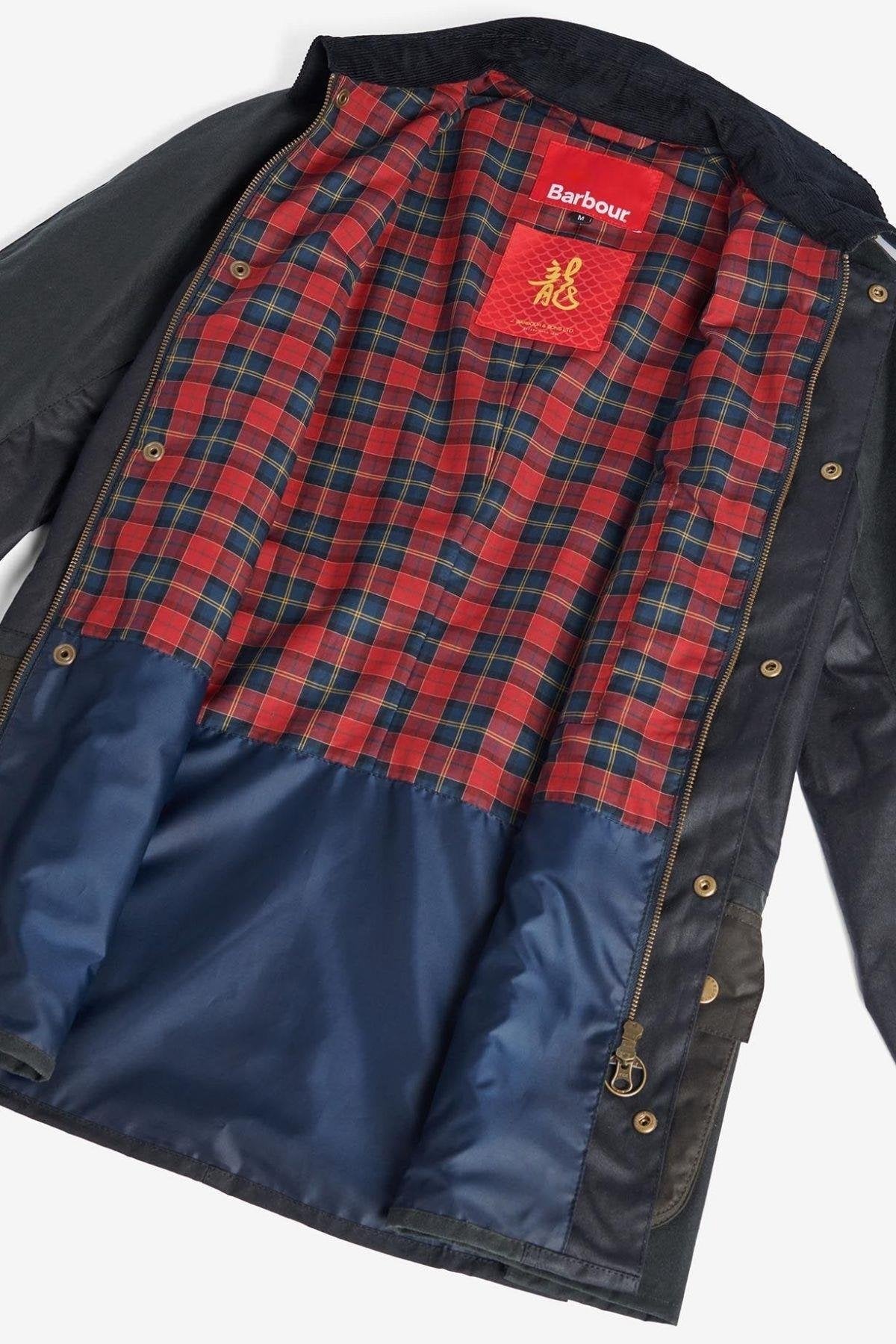 BARBOUR Ashby Limited Edition Lunar New Year Dragon Wax Jacket