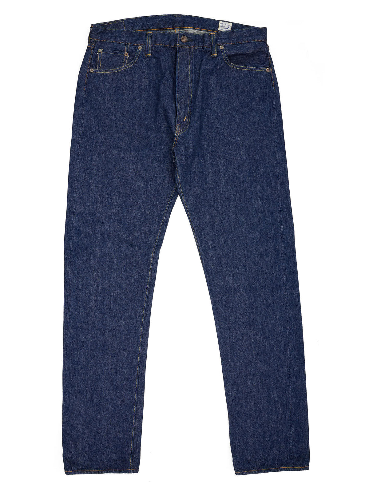 orSlow 107 Blue Denim Cotton Slim Fit Selvedge Jeans 5 / XL