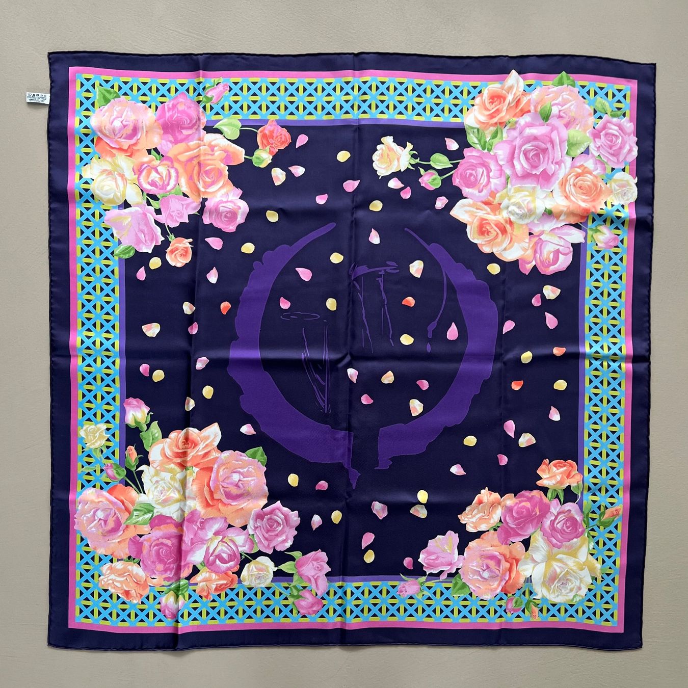 PATEK PHILIPPE Geneve Limited Edition 2015 Multi-Color Floral Silk Scarf Stole NEW