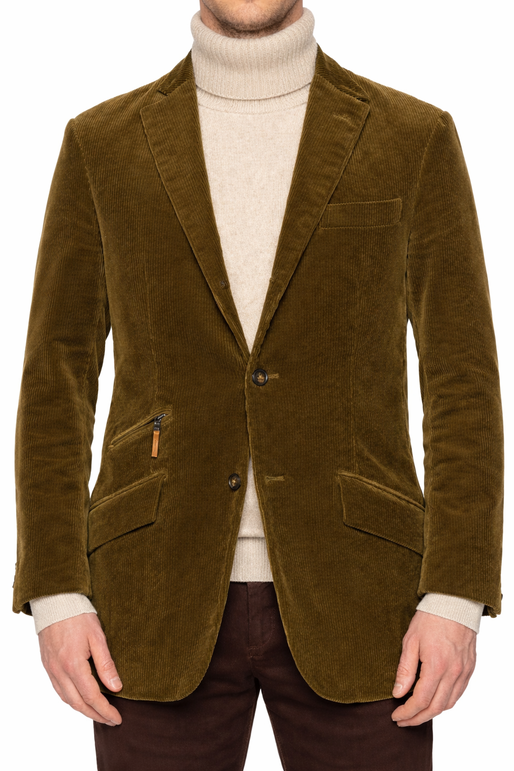 RLX RALPH LAUREN Olive Corduroy Hunting Heavy Jacket Coat