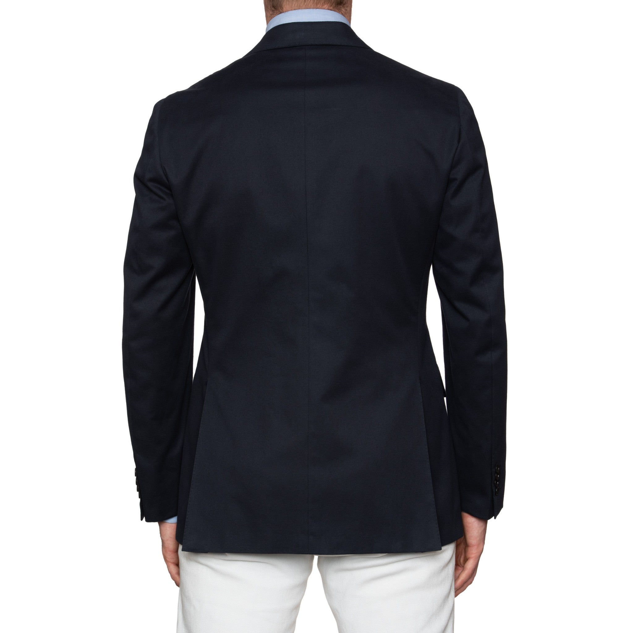 Sartoria PARTENOPEA for SULKA Navy Blue Cotton-Cashmere Jacket 54 NEW US 42 44