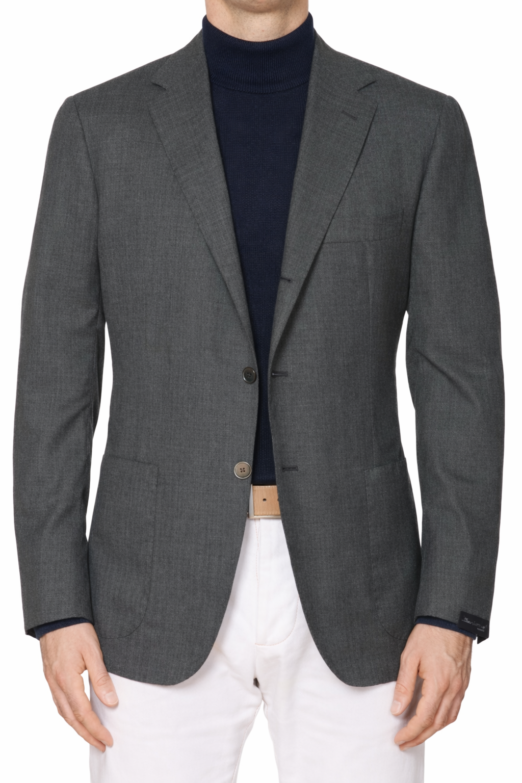 SARTORIO Napoli Gray Wool Jacket