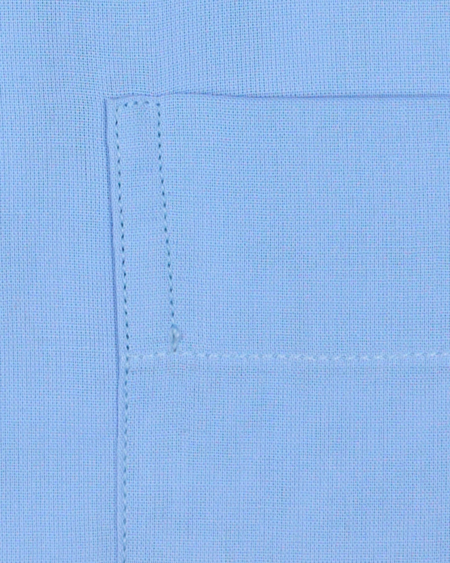 SIR BONSER for Vannucci Blue Cotton Dress Shirt