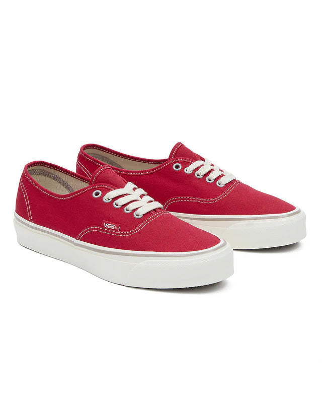VANS Authentic Reissue Racing Red Low-Top Sneaker Shoes