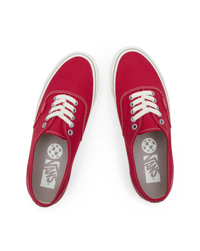 VANS Authentic Reissue Racing Red Low-Top Sneaker Shoes
