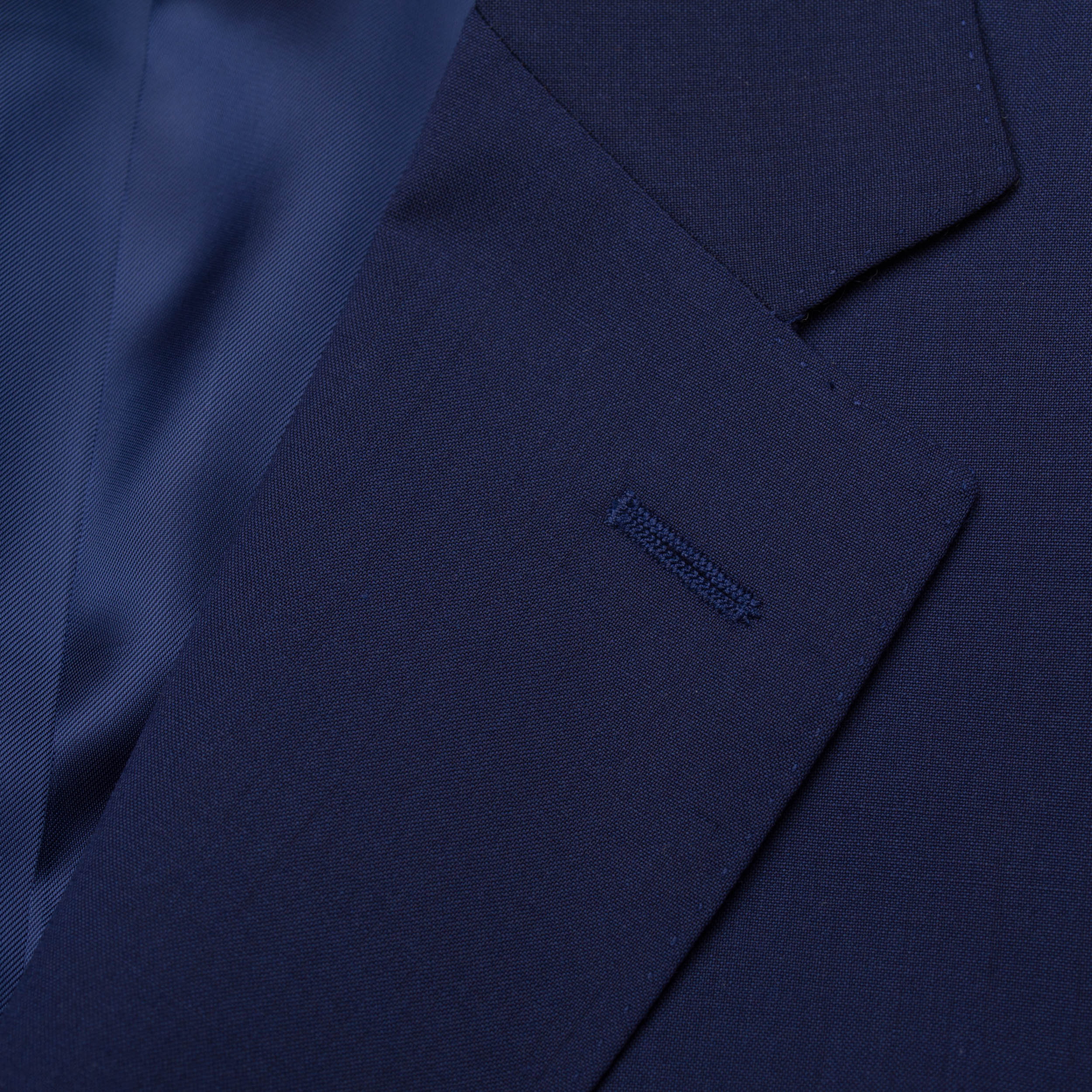 CANALI 1934 "Travel Natural Comfort" Blue Wool Suit 48 NEW US 38 Current Model CANALI
