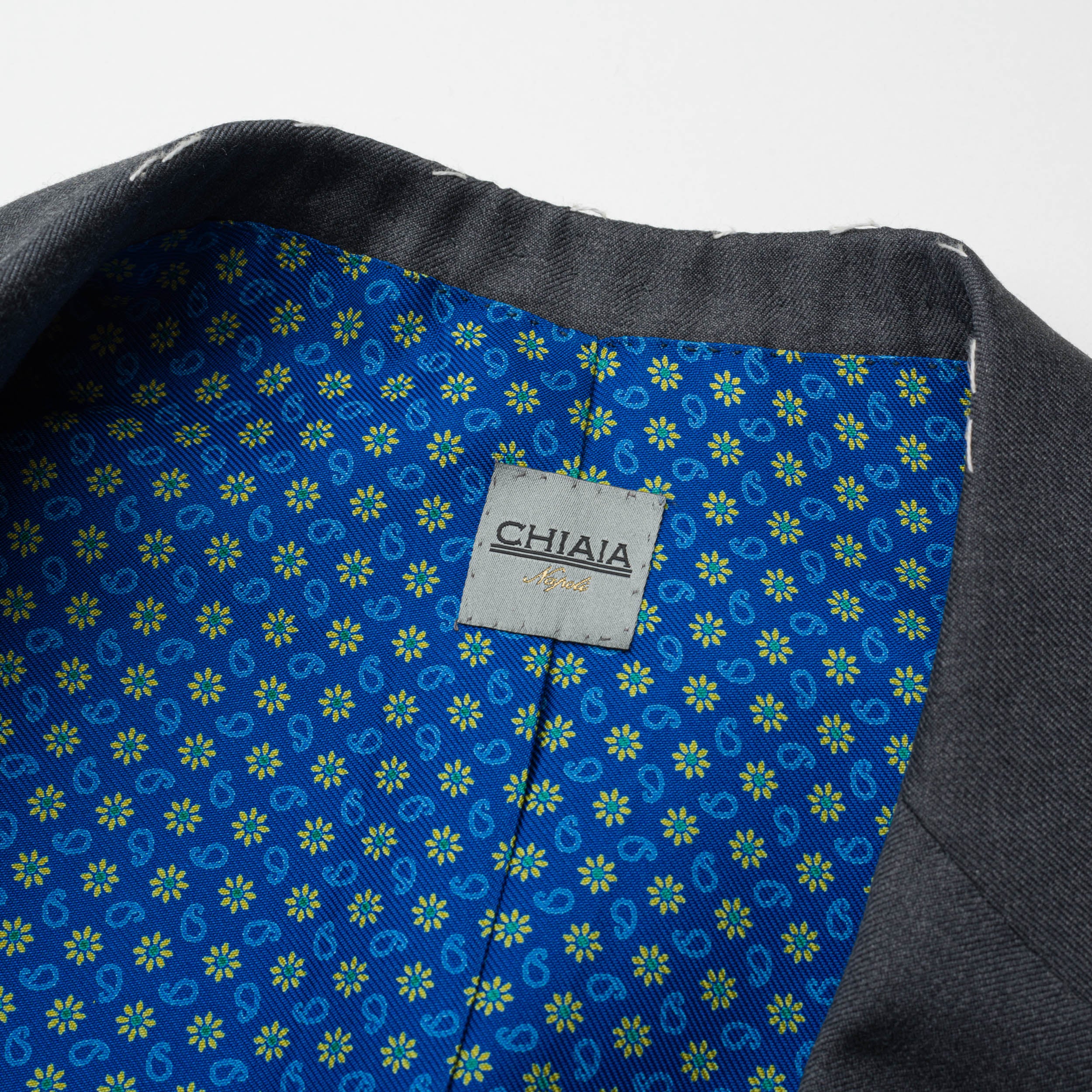 Sartoria CHIAIA Napoli Handmade Gray Wool Suit EU 58 NEW US 48 Slim Fit SARTORIA CHIAIA