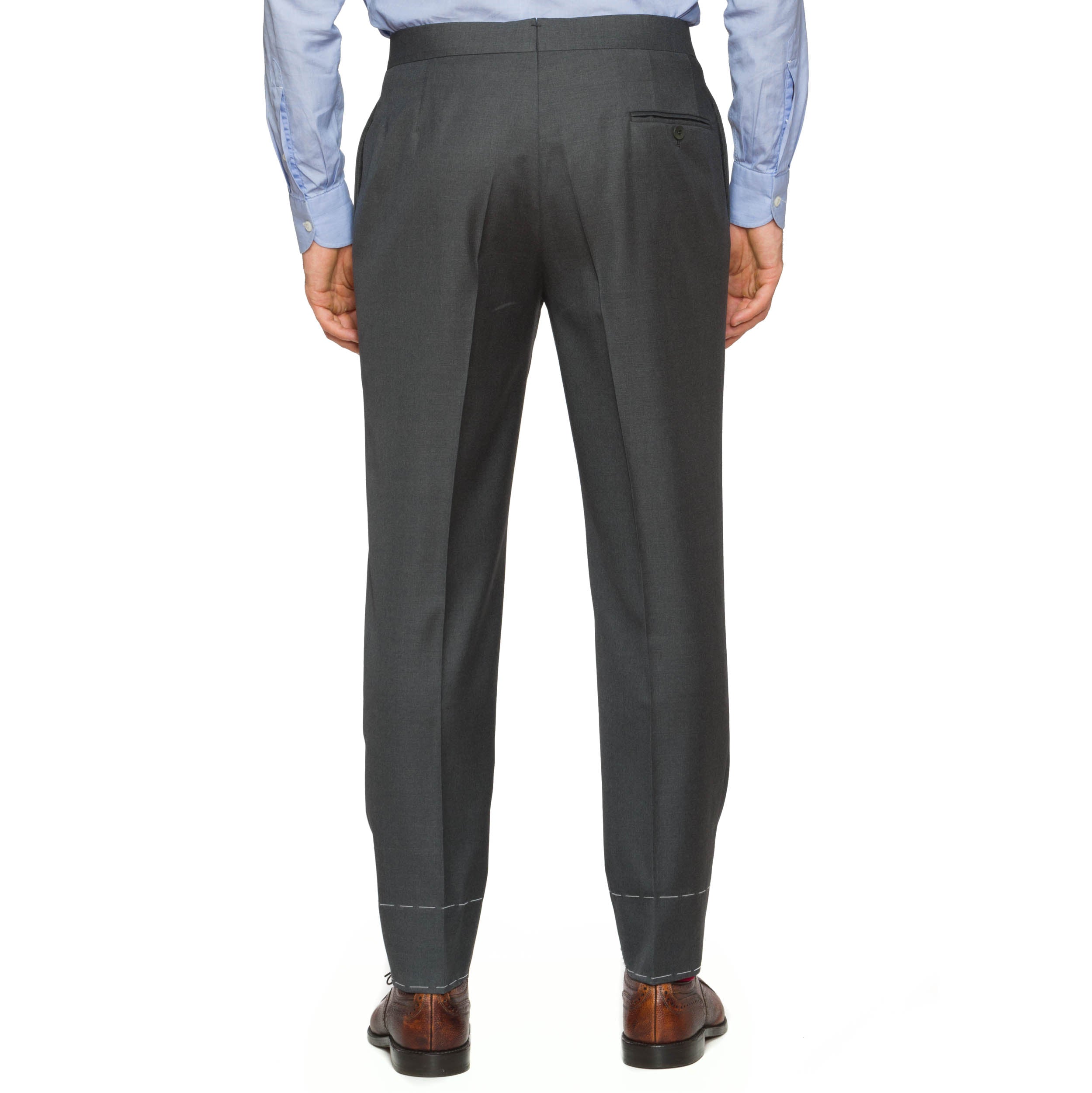 Sartoria CHIAIA Napoli Handmade Gray Wool Suit EU 52 NEW US 42 Slim Fit SARTORIA CHIAIA