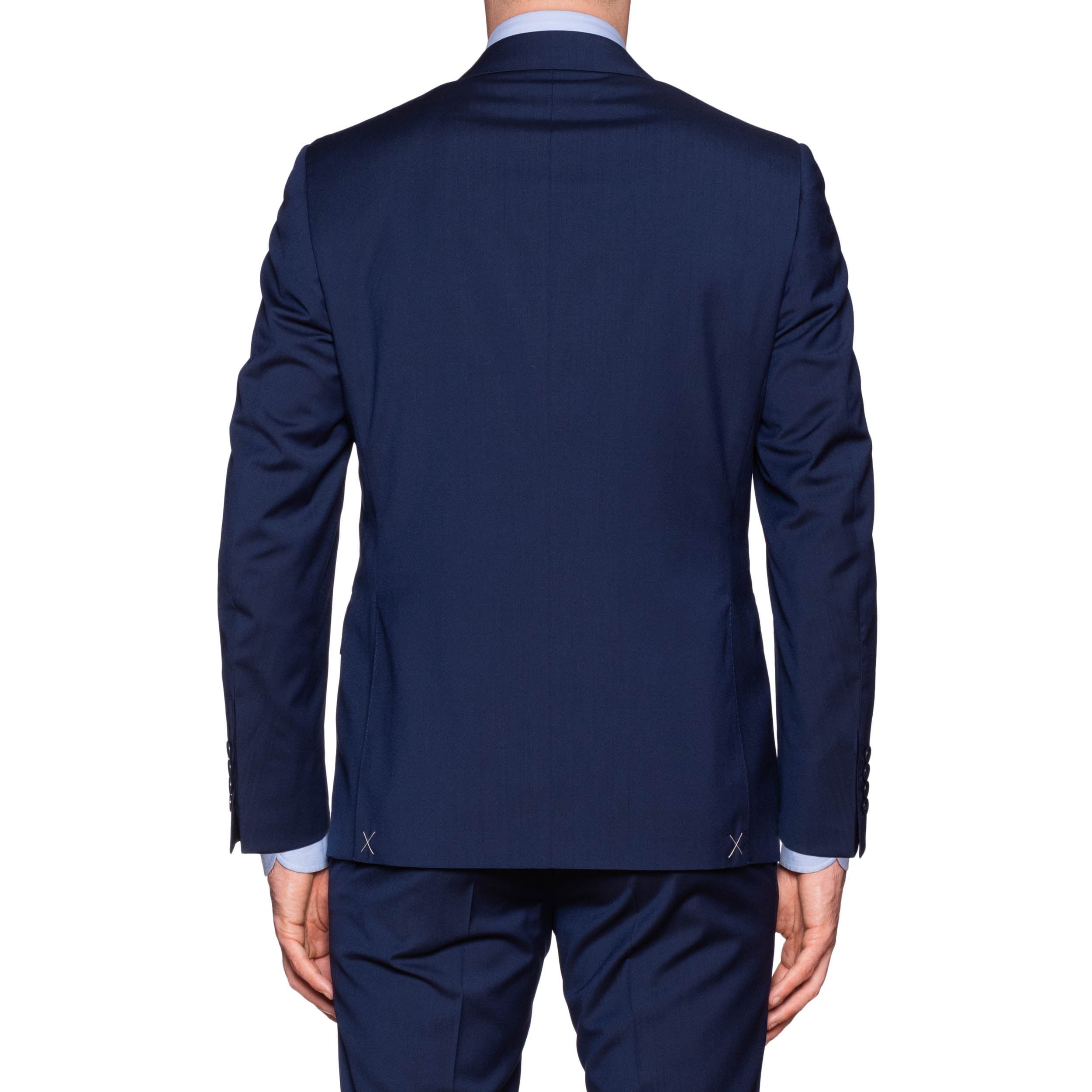 CANALI 1934 "Travel Natural Comfort" Blue Wool Suit 48 NEW US 38 Current Model CANALI
