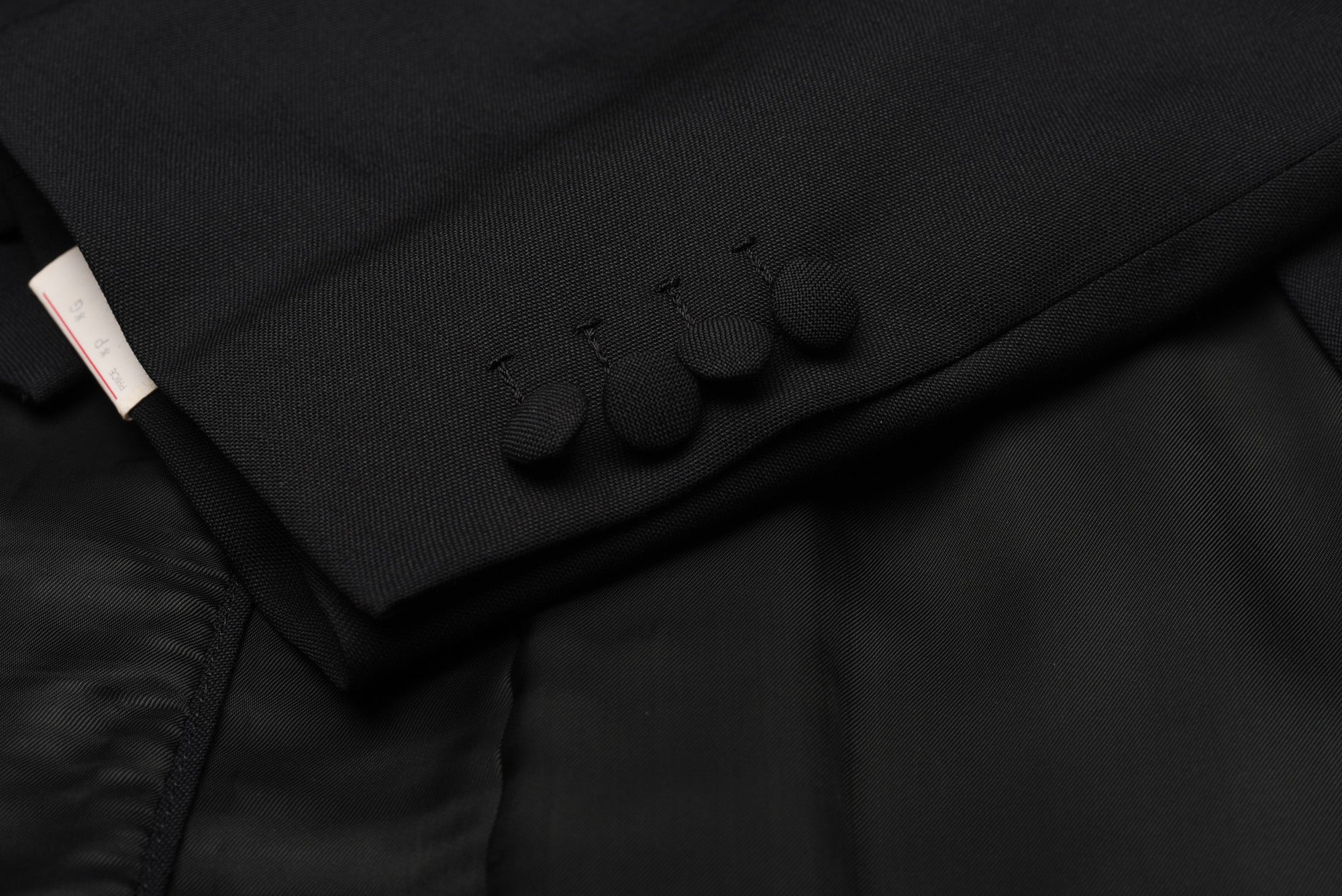 BIJAN Handmade Black Wool Mohair DB Tail Coat Frock Suit EU 58 NEW US 48 Luxury BIJAN