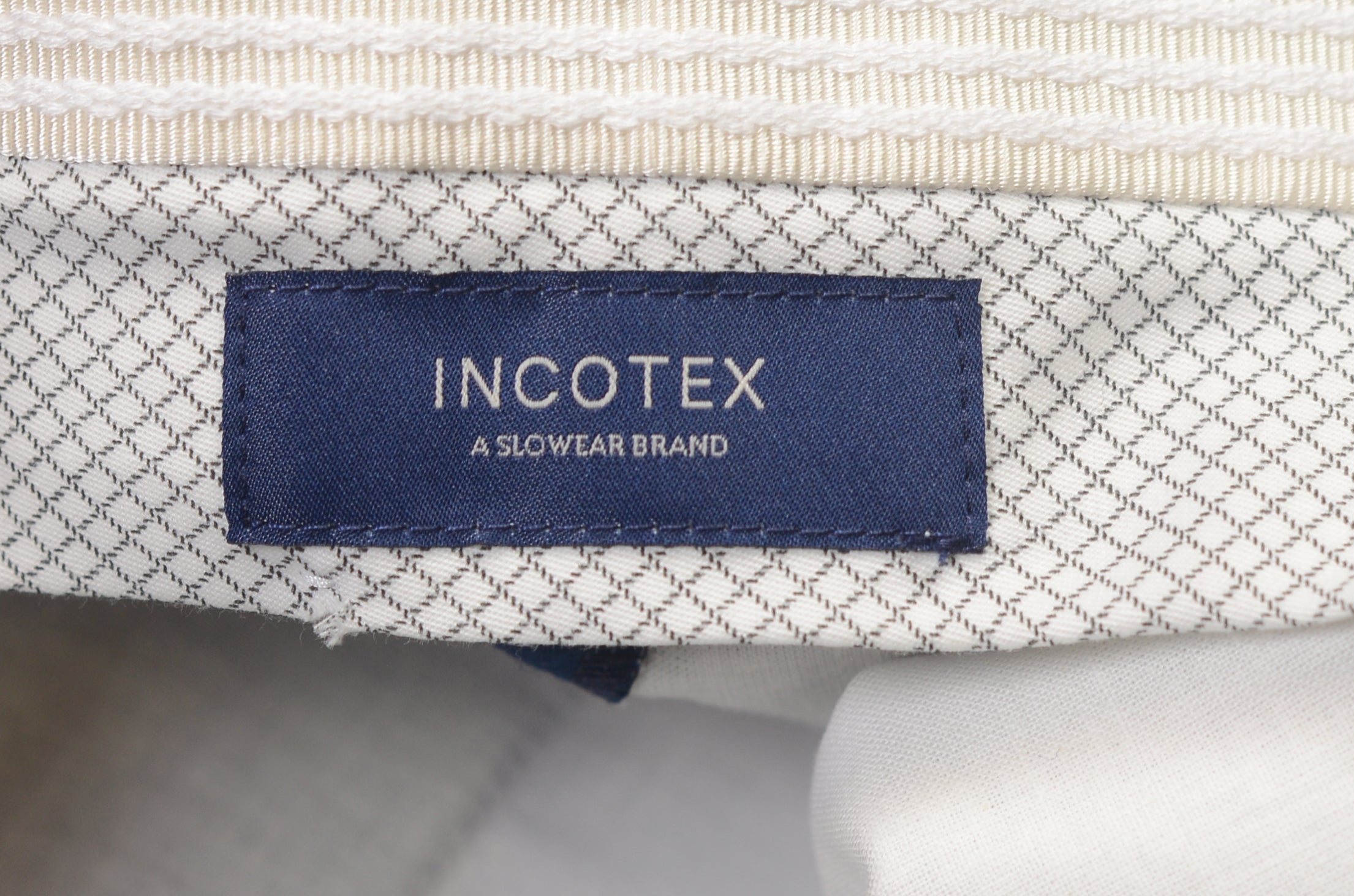 INCOTEX (Slowear) Blue Wool Flannel Flat Front Slim Fit Pants 54 NEW US 38 INCOTEX