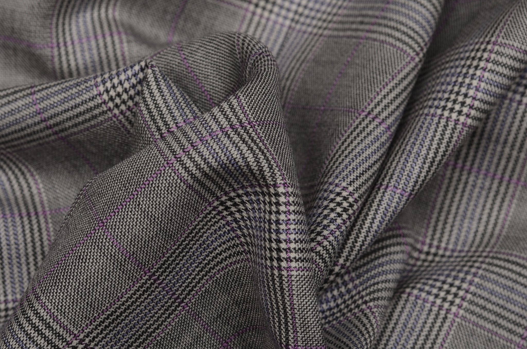 D'AVENZA Handmade Gray Cashmere Silk Suit EU 60 NEW US 50 Short D'AVENZA