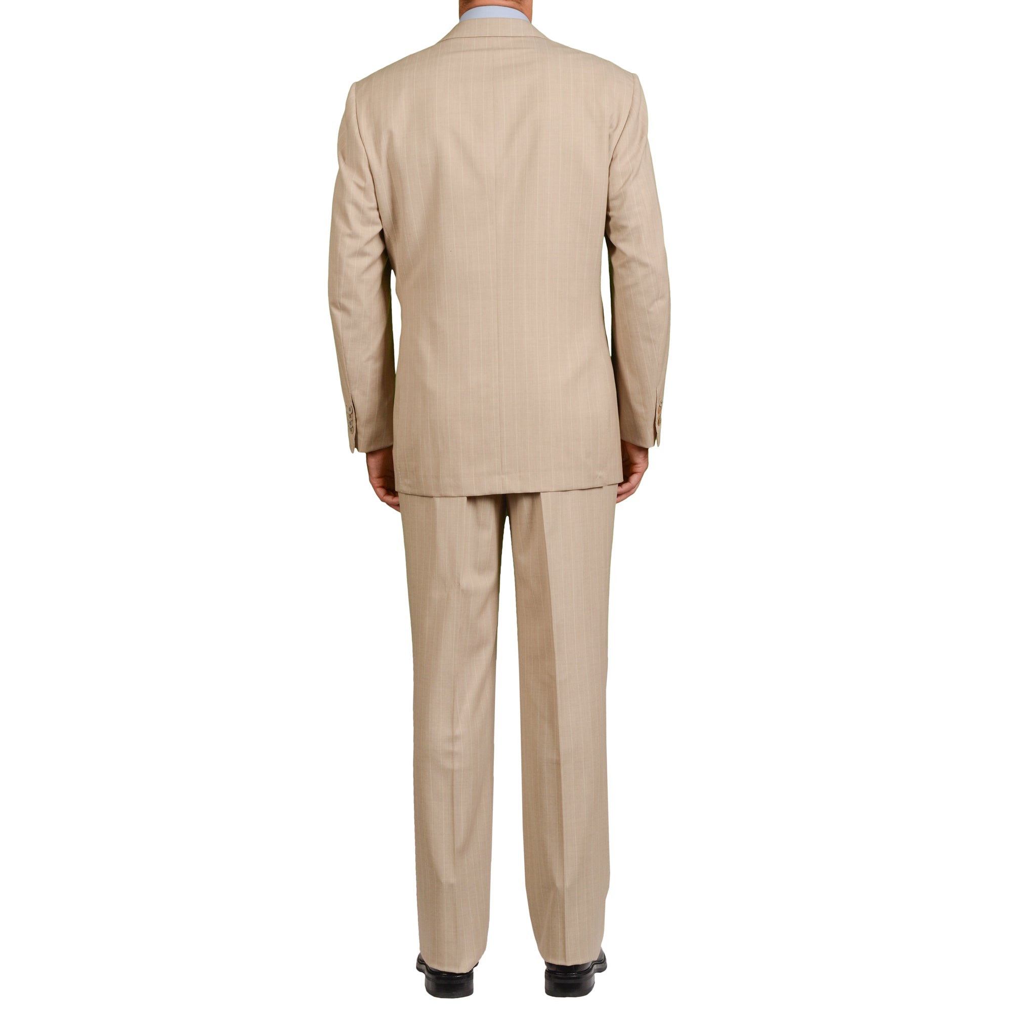 AMIR by D'AVENZA Handmade Beige Super 150’s Suit EU 54 NEW US 44 Luxury AMIR