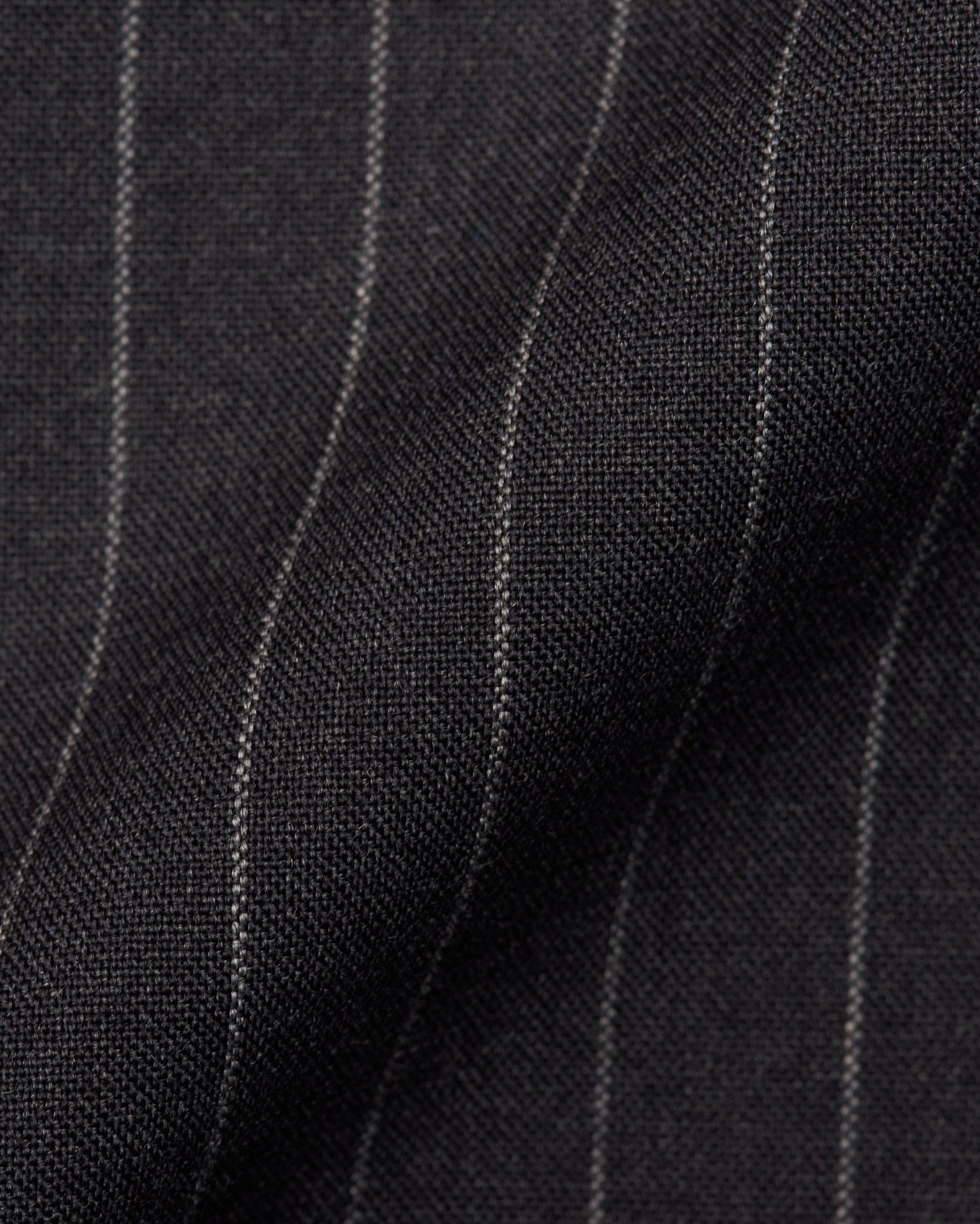 ANDERSON & SHEPPARD Savile Row Bespoke Gray Striped Wool-Mohair Suit US 44 ANDERSON & SHEPPARD