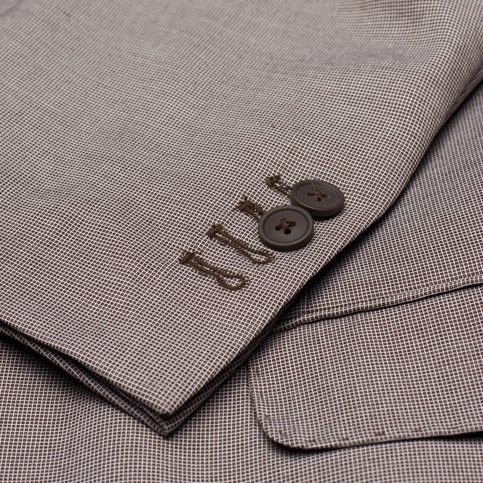 ANTONIO CAPECE "Scoopy 24" Gray Micro Patterned 2 Button Suit NEW ANTONIO CAPECE