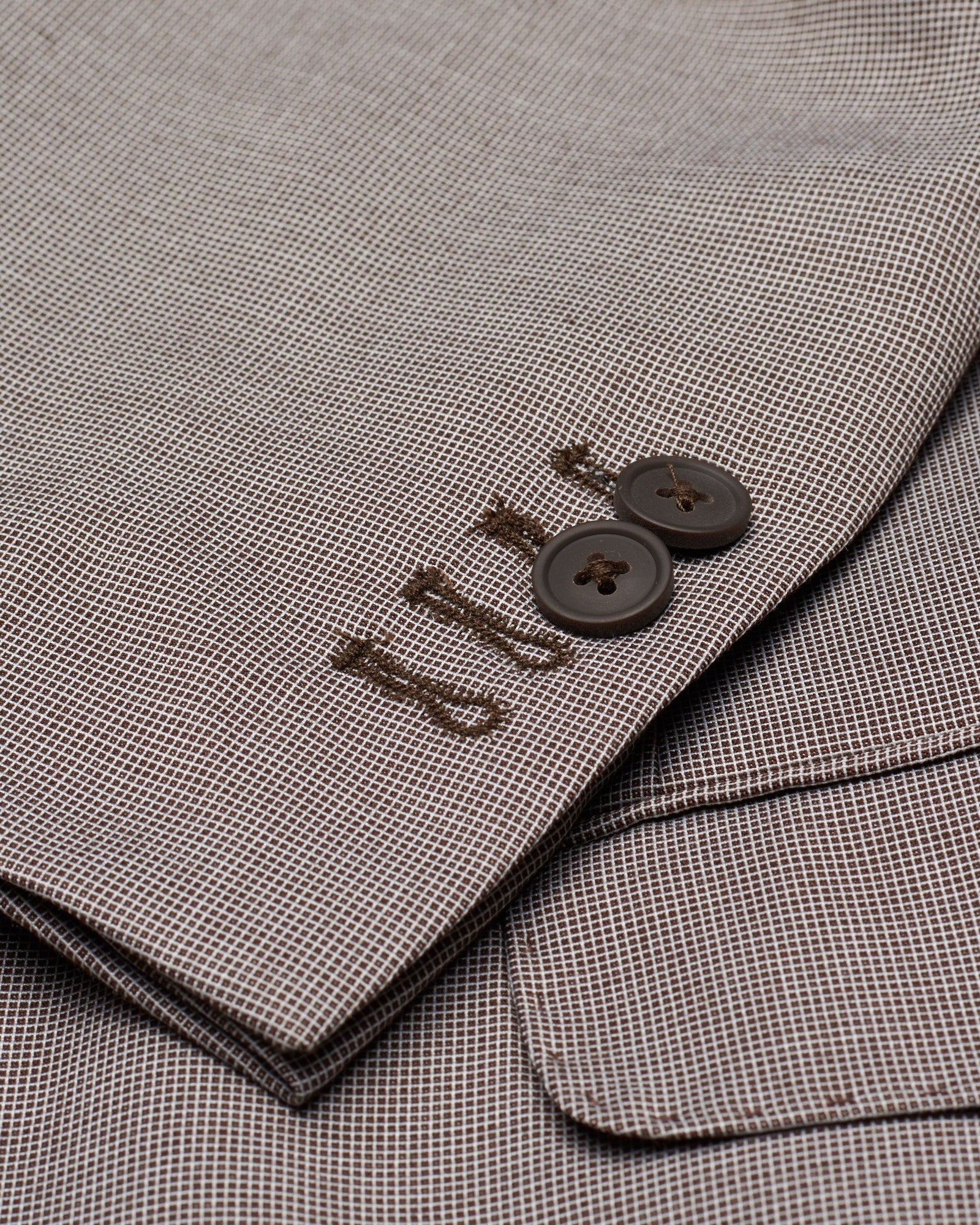 ANTONIO CAPECE "Scoopy 24" Gray Micro Patterned 2 Button Suit NEW ANTONIO CAPECE