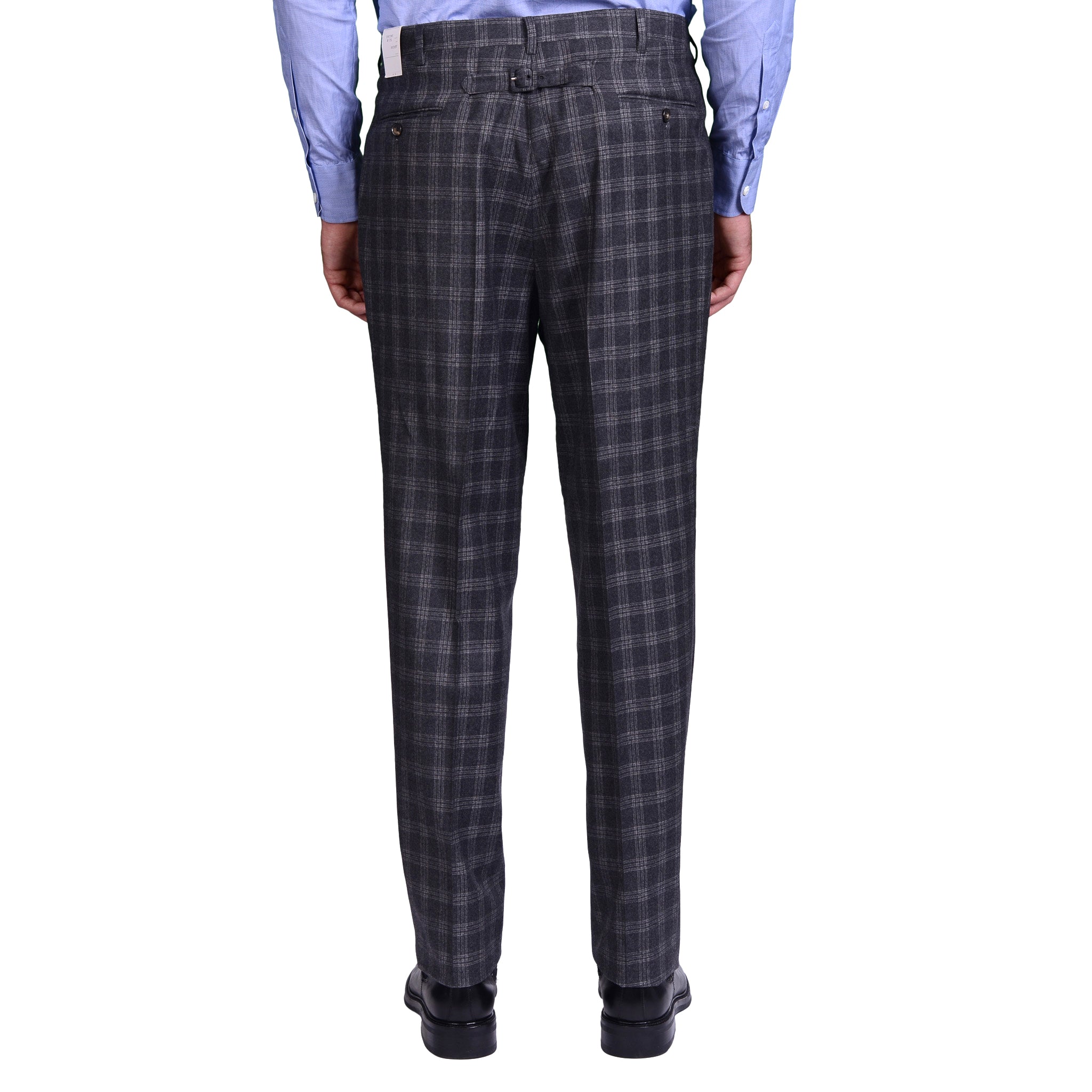 AVI ROSSINI Handmade Gray Super 120's Flannel Suit Luxury EU 52 NEW US 42 AVI ROSSINI