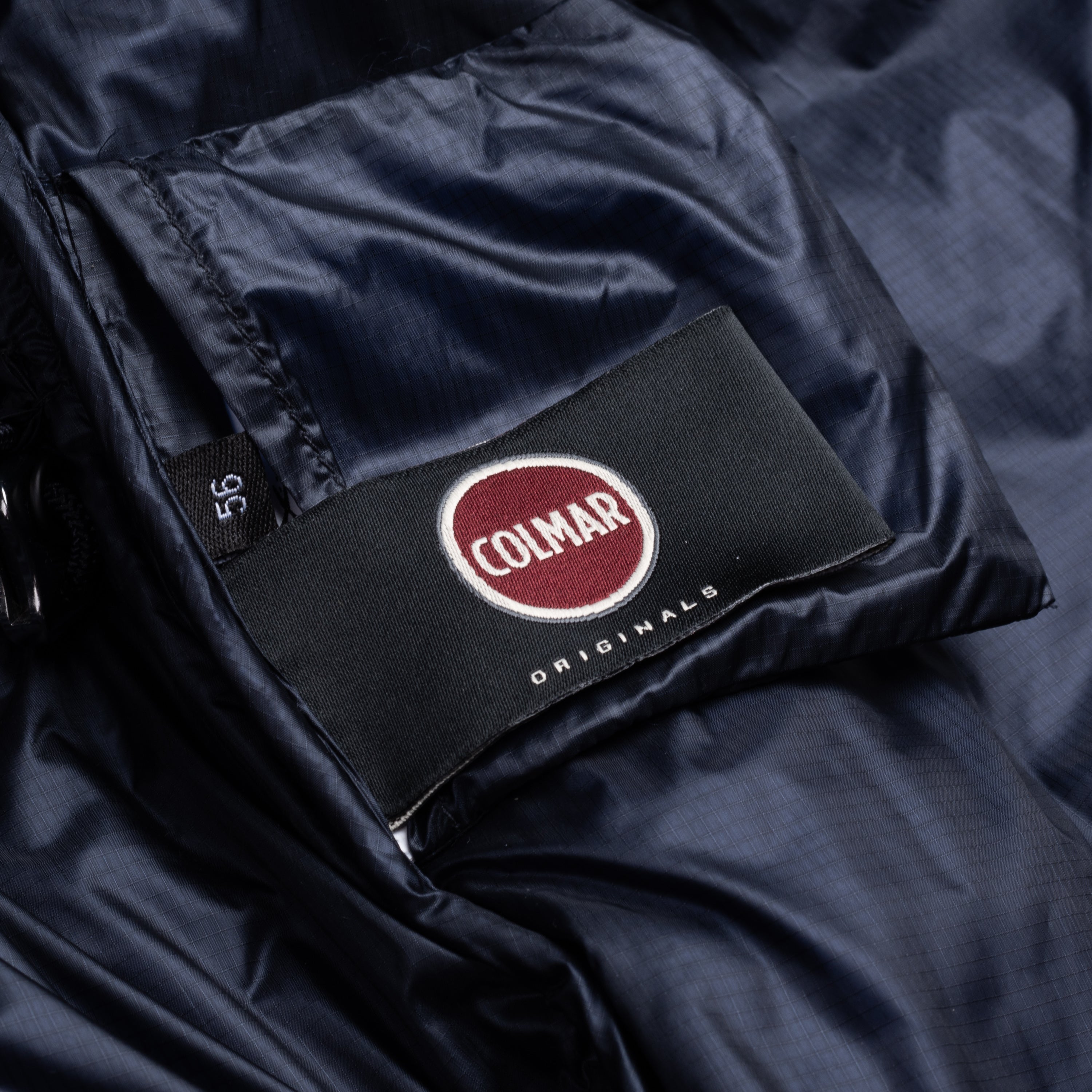 COLMAR Blue Down-Feather Fur Trimmed Hooded Parka Jacket Coat US 2XL NEW EU 56 COLMAR