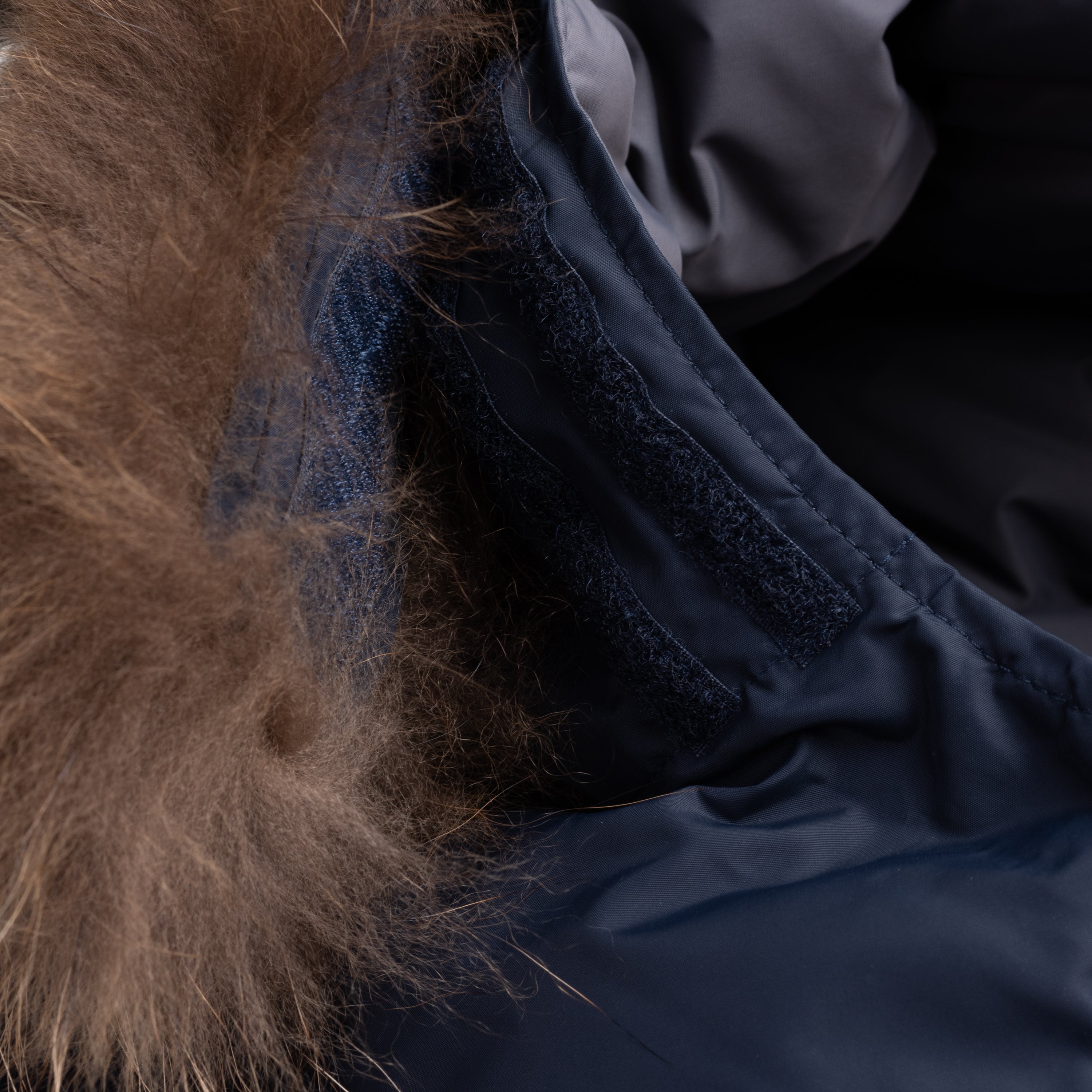 COLMAR Blue Down-Feather Fur Trimmed Hooded Parka Jacket Coat 46 NEW XS COLMAR