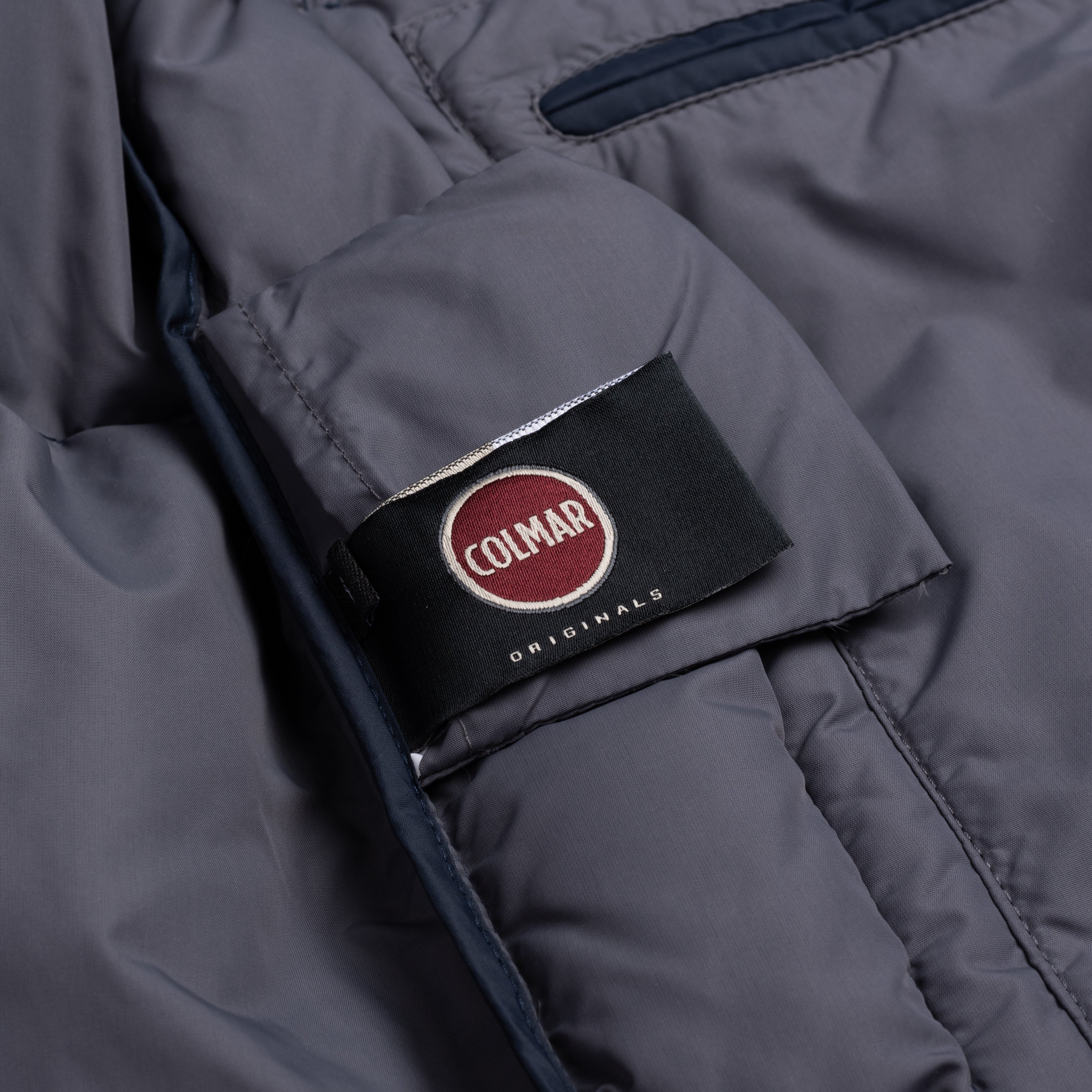 COLMAR Blue Down-Feather Fur Trimmed Hooded Parka Jacket Coat 46 NEW XS COLMAR