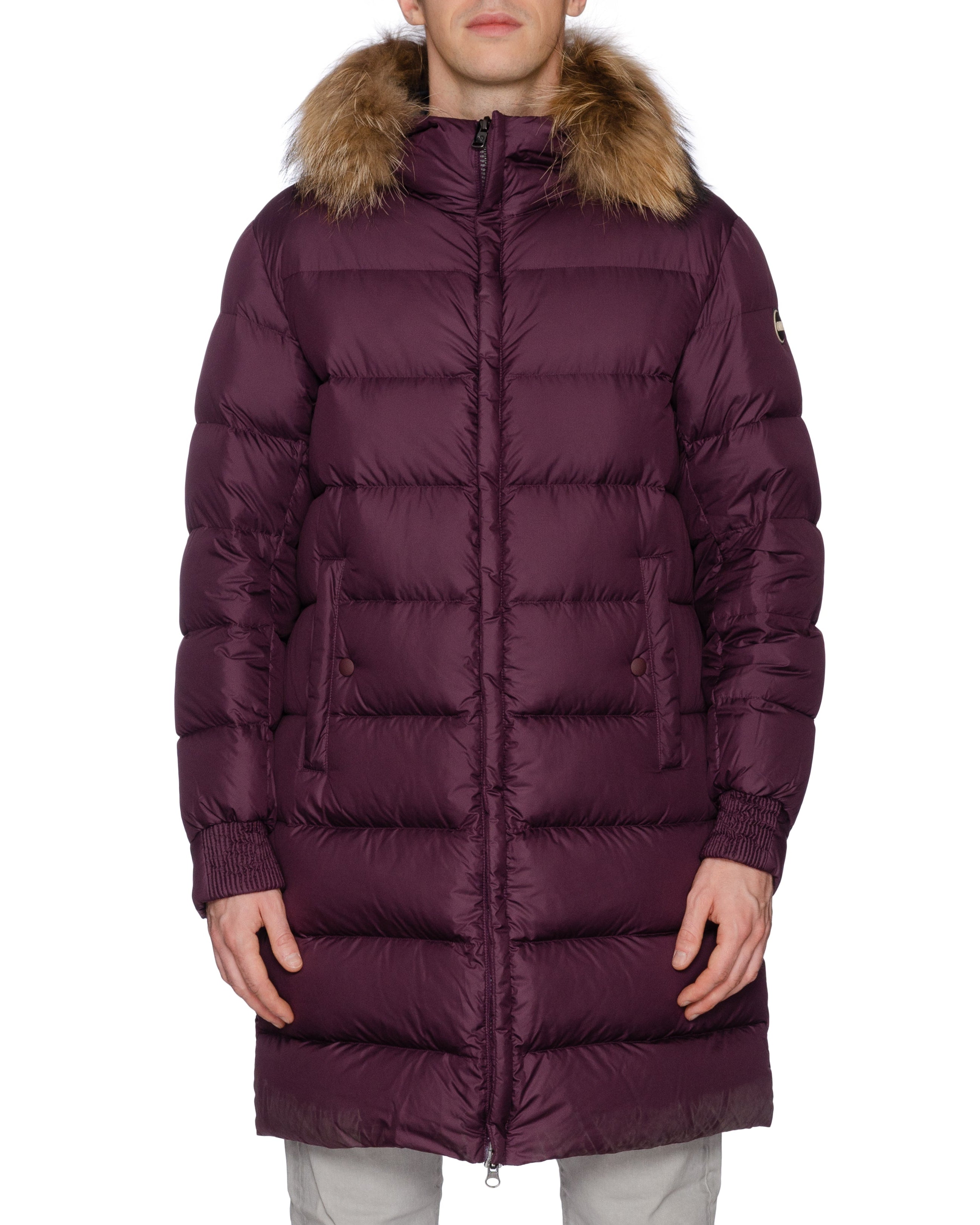 COLMAR Down-Feather Fur Trimmed Hooded Parka Jacket Coat EU 50 NEW US M COLMAR