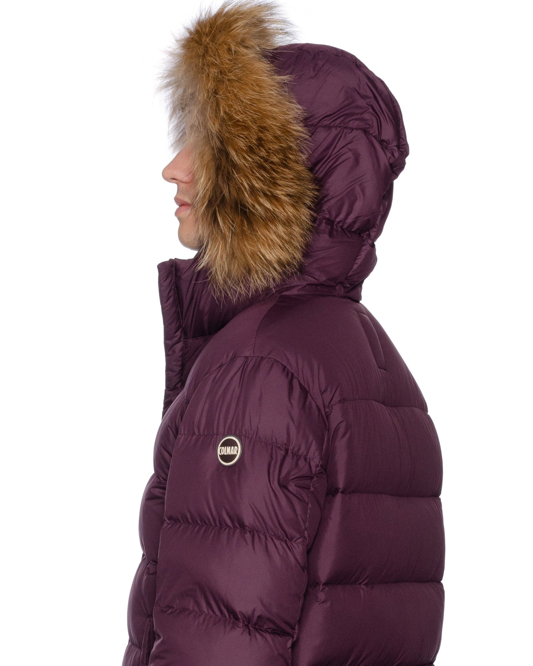 COLMAR Down-Feather Fur Trimmed Hooded Parka Jacket Coat EU 50 NEW US M COLMAR