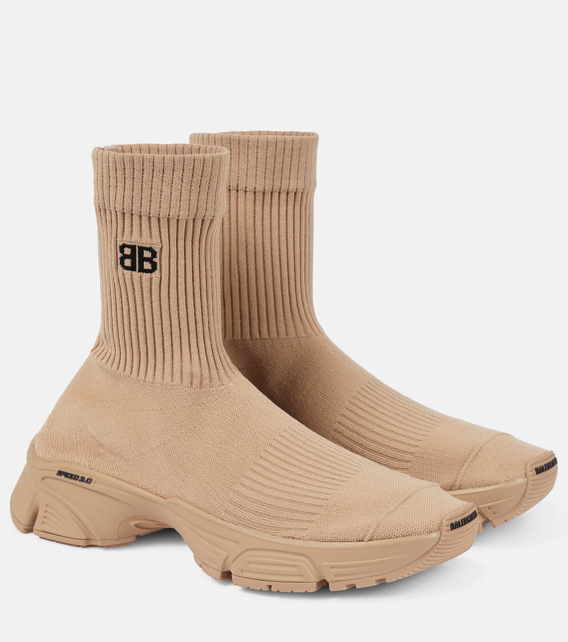 Speed Beige Stretch-knit Sneaker Shoes EU 41 – SARTORIALE