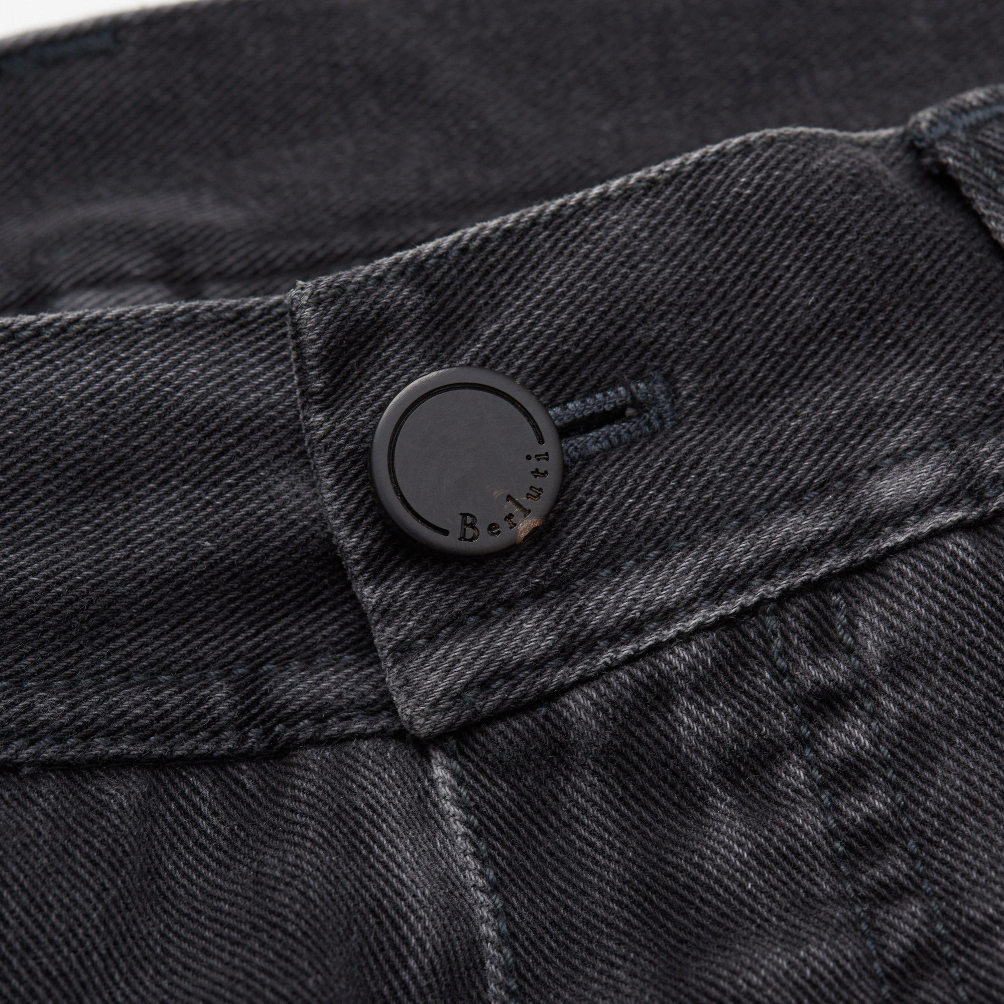 BERLUTI Paris Black Denim Narrow Slim Fit Jeans Pants EU 52 US 36 BERLUTI