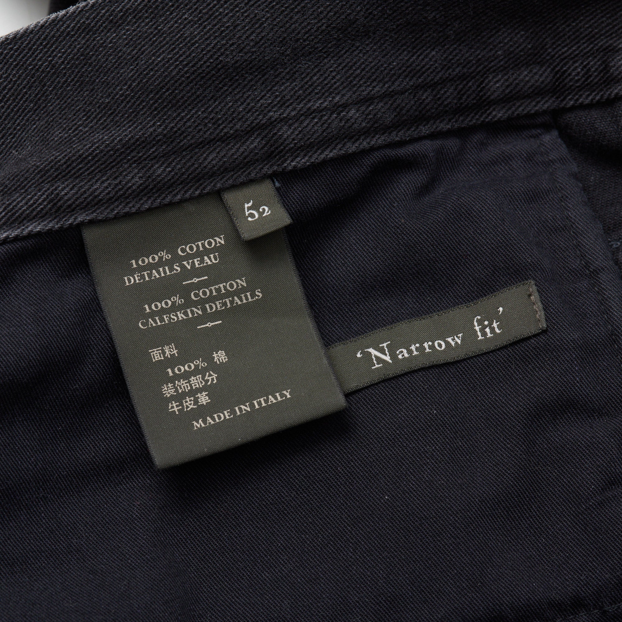 BERLUTI Paris Black Denim Narrow Slim Fit Jeans Pants EU 52 US 36 BERLUTI