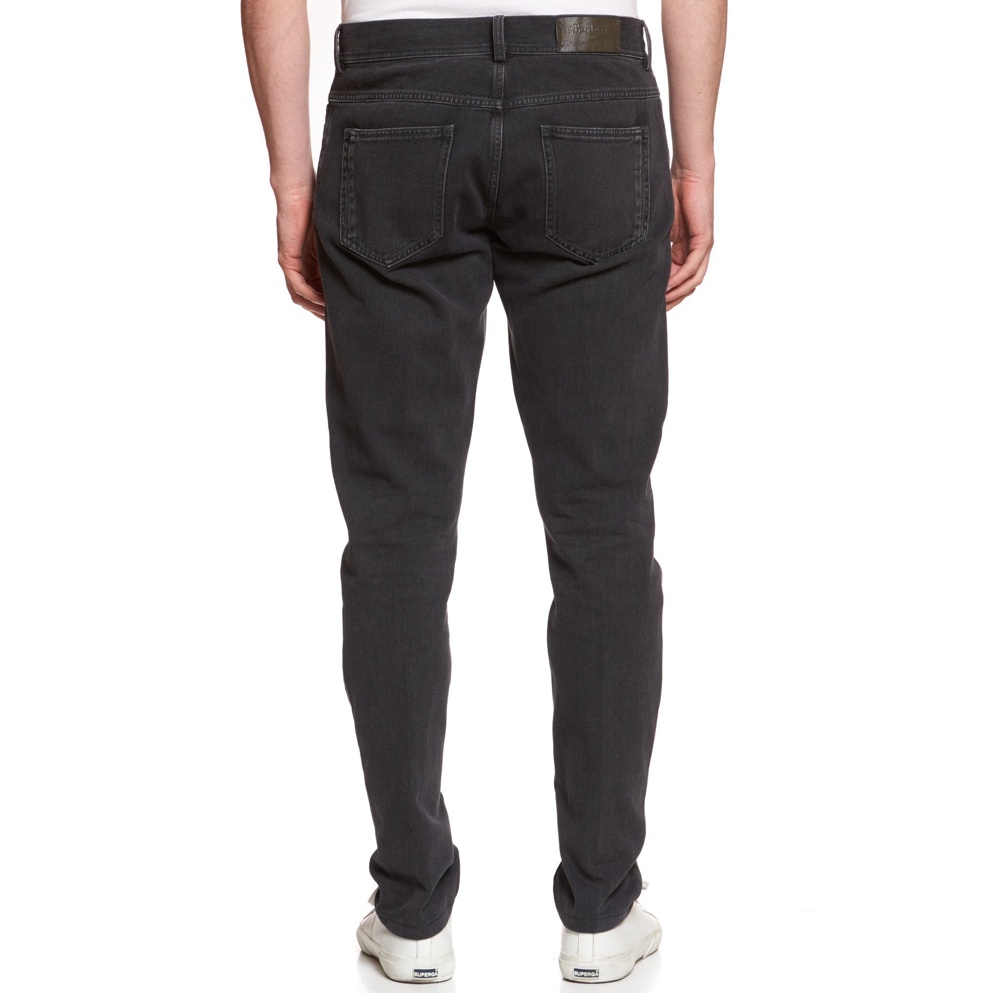 BERLUTI Paris Black Denim Narrow Slim Fit Jeans Pants EU 52 US 36 BERLUTI