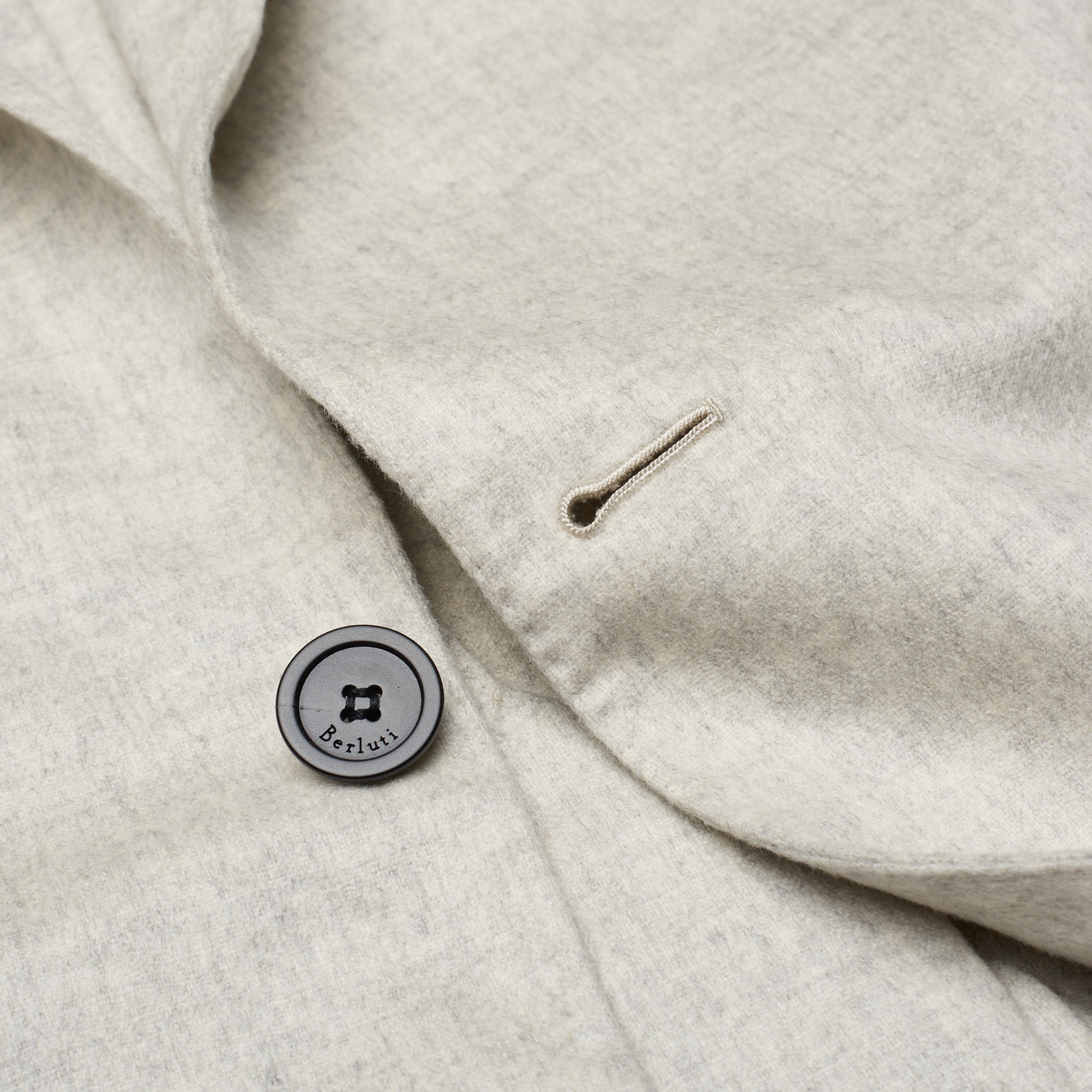 BERLUTI Paris Melange Light Gray Cashmere Blazer Jacket Size R50 US 40 BERLUTI