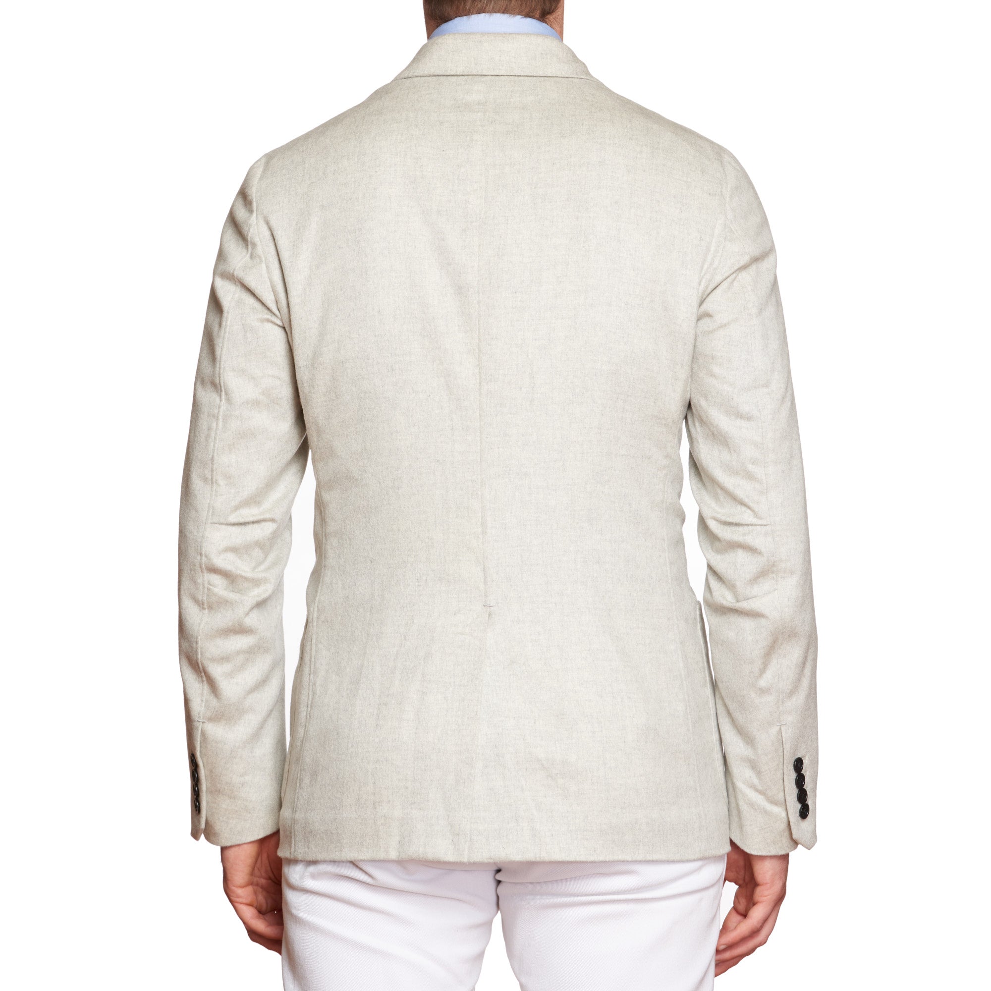 BERLUTI Paris Melange Light Gray Cashmere Blazer Jacket Size R50 US 40 BERLUTI