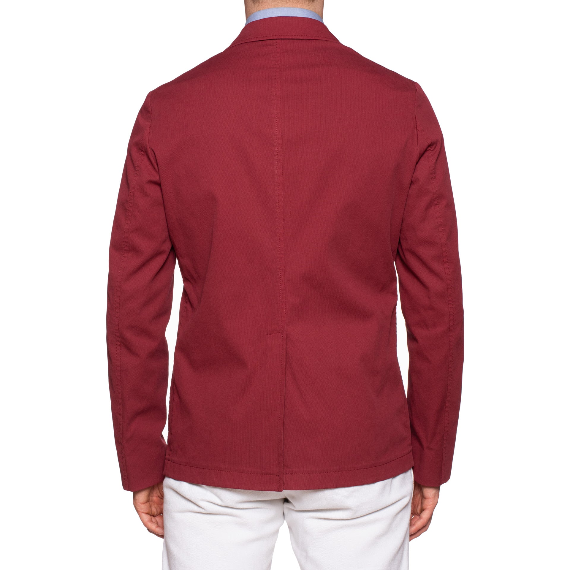 BOGLIOLI Galleria "74" Crimson Cotton 4 Button Jersey Jacket EU 50 NEW US 40 BOGLIOLI