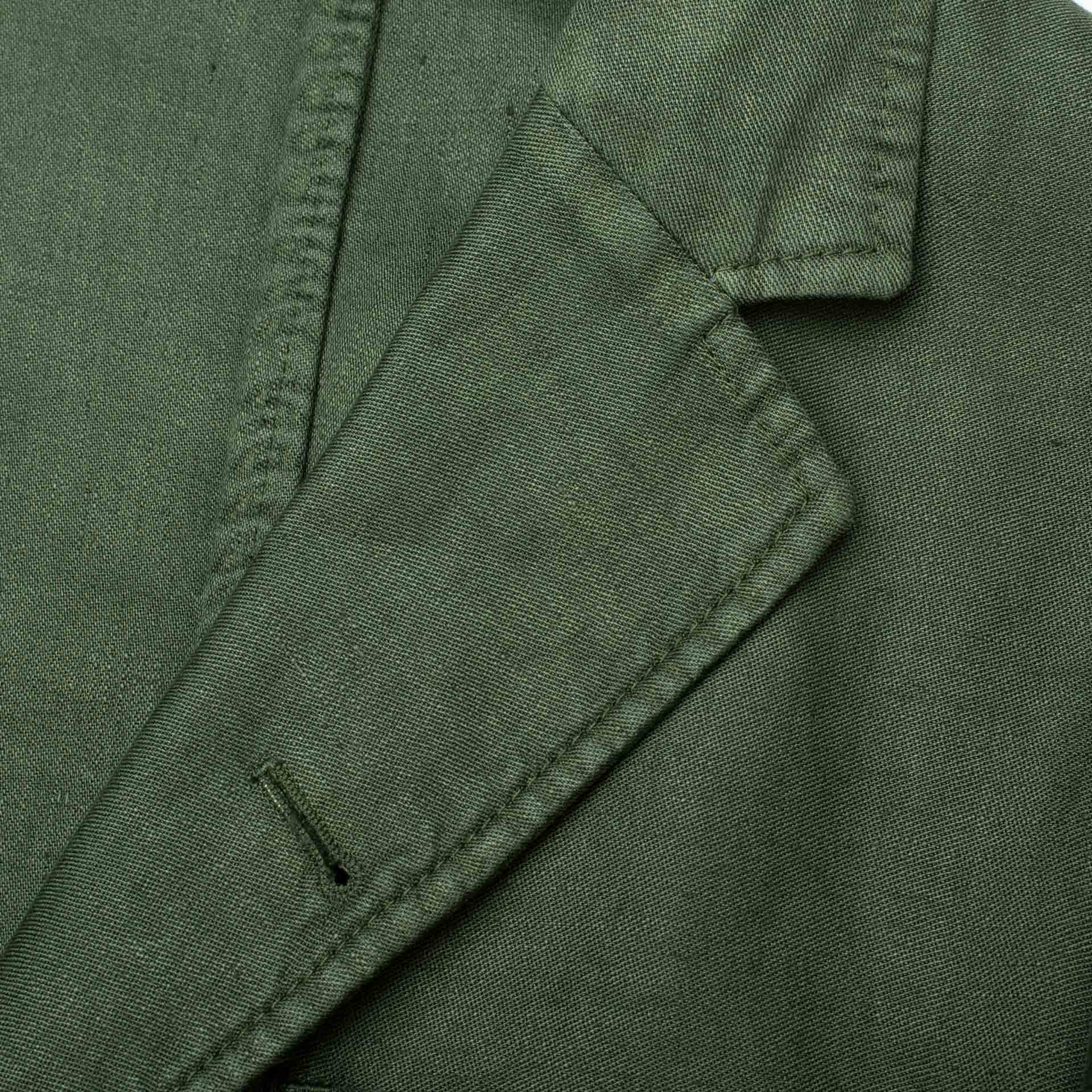 BOGLIOLI Milano "67" Green Linen 4 Button Unlined Jacket EU M NEW US 40 BOGLIOLI