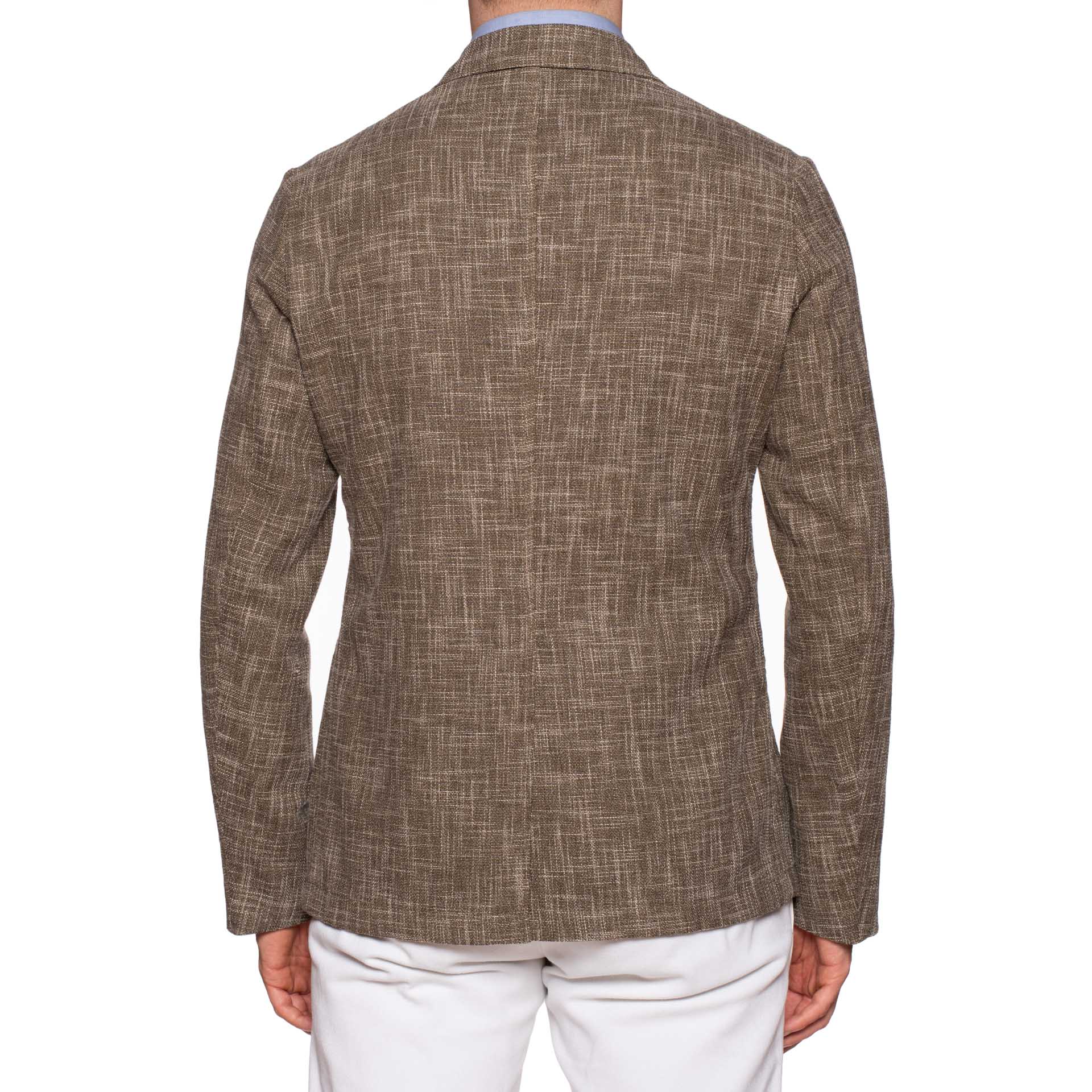 BOGLIOLI Milano "67" Khaki Wool-Cotton 4 Button Unlined Jacket EU M NEW US 40 BOGLIOLI