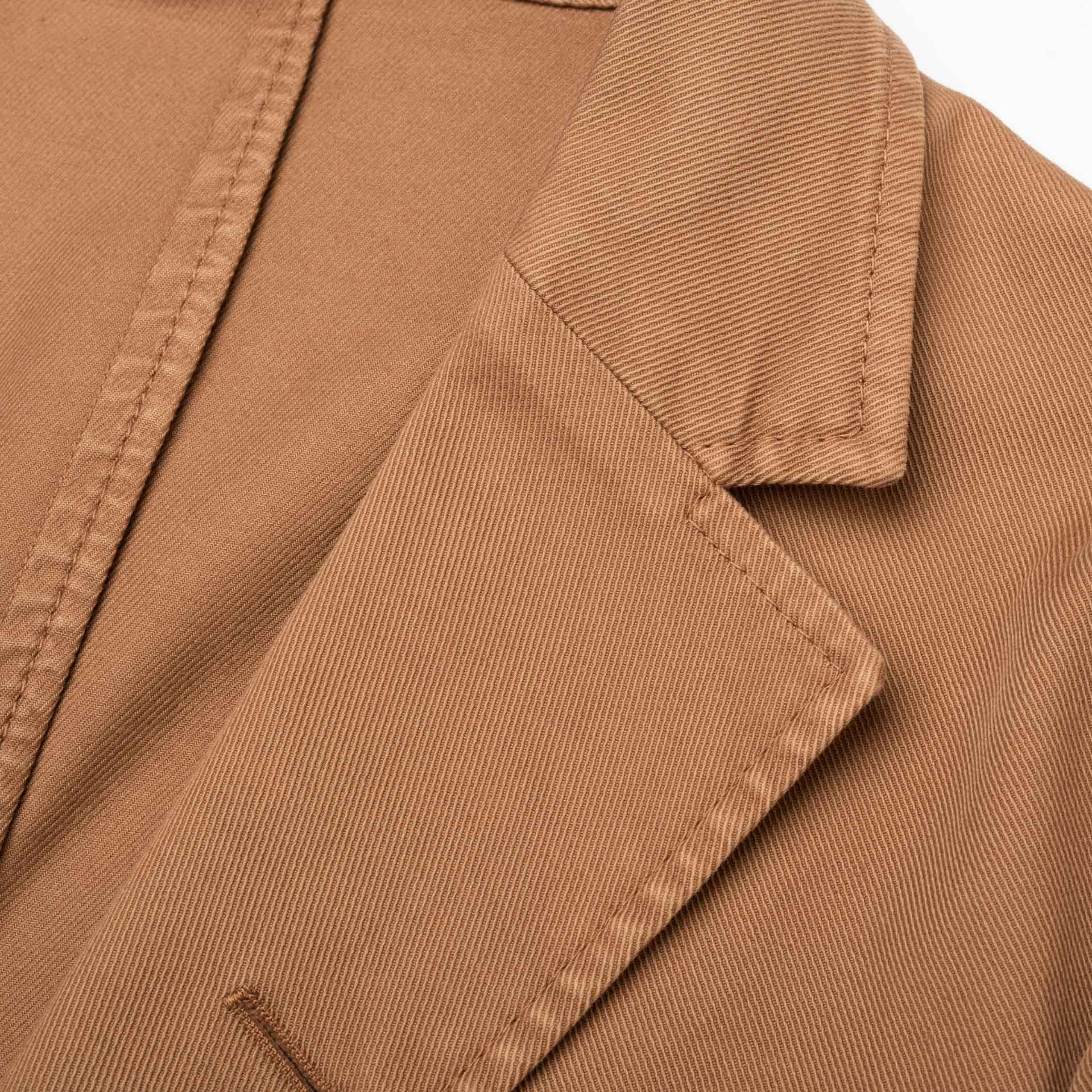 BOGLIOLI Milano "67" Light Brown Cotton 4 Button Unlined Jacket EU M NEW US 40 BOGLIOLI