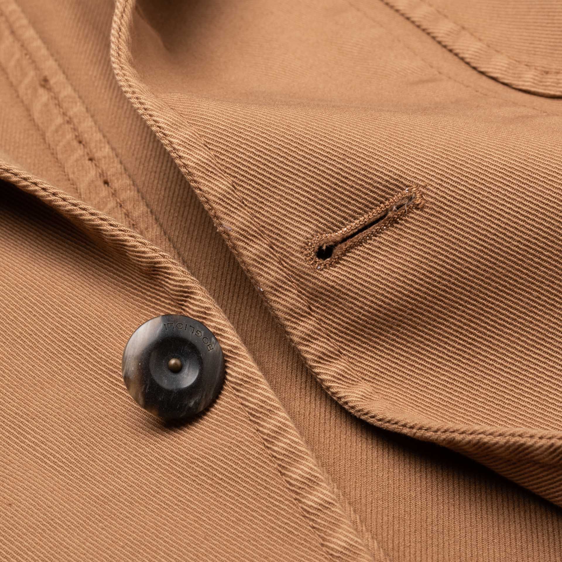 BOGLIOLI Milano "67" Light Brown Cotton 4 Button Unlined Jacket EU M NEW US 40 BOGLIOLI