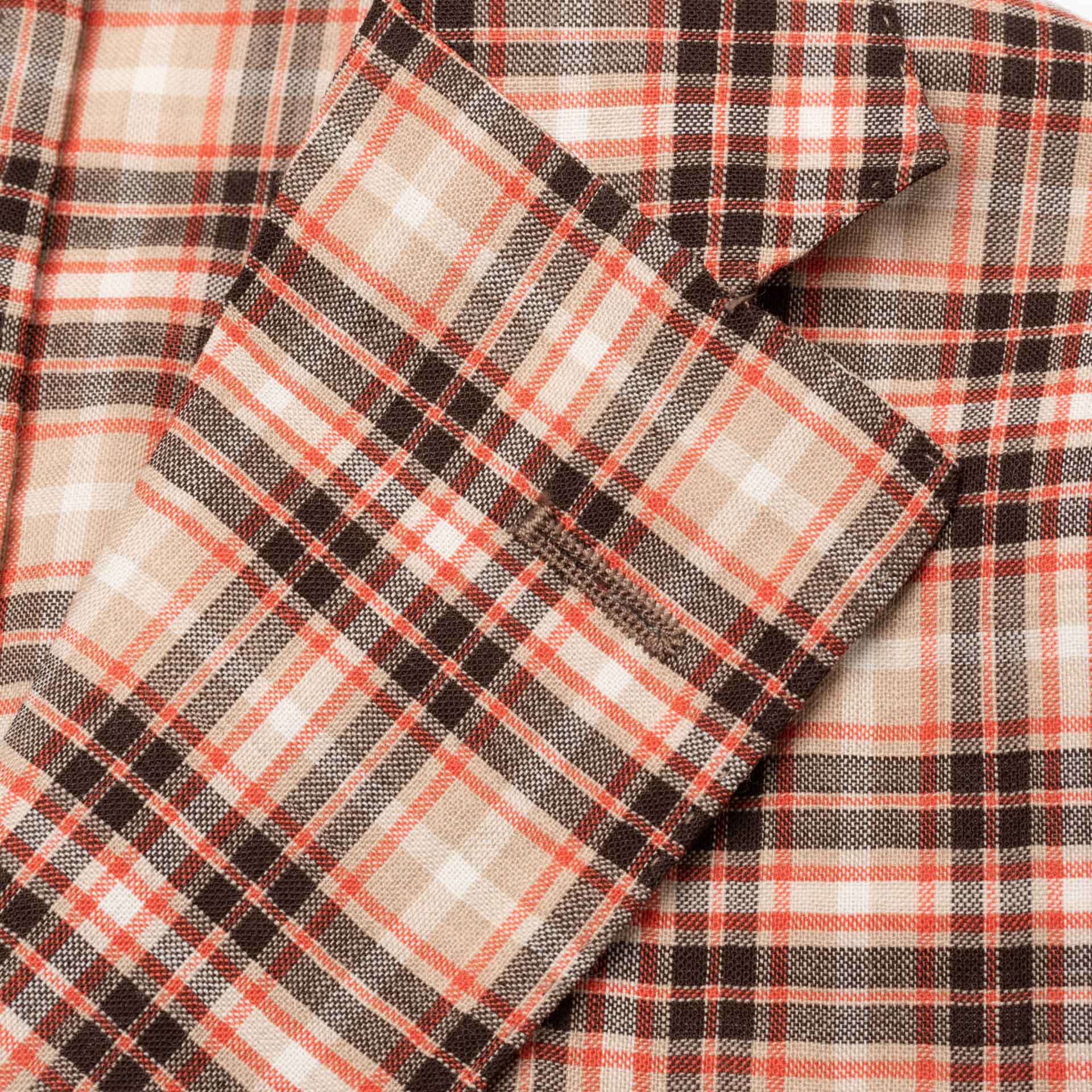 BOGLIOLI Milano "K. Jacket" Multi-Color Plaid Wool Unlined Jacket 48 NEW US 38 BOGLIOLI