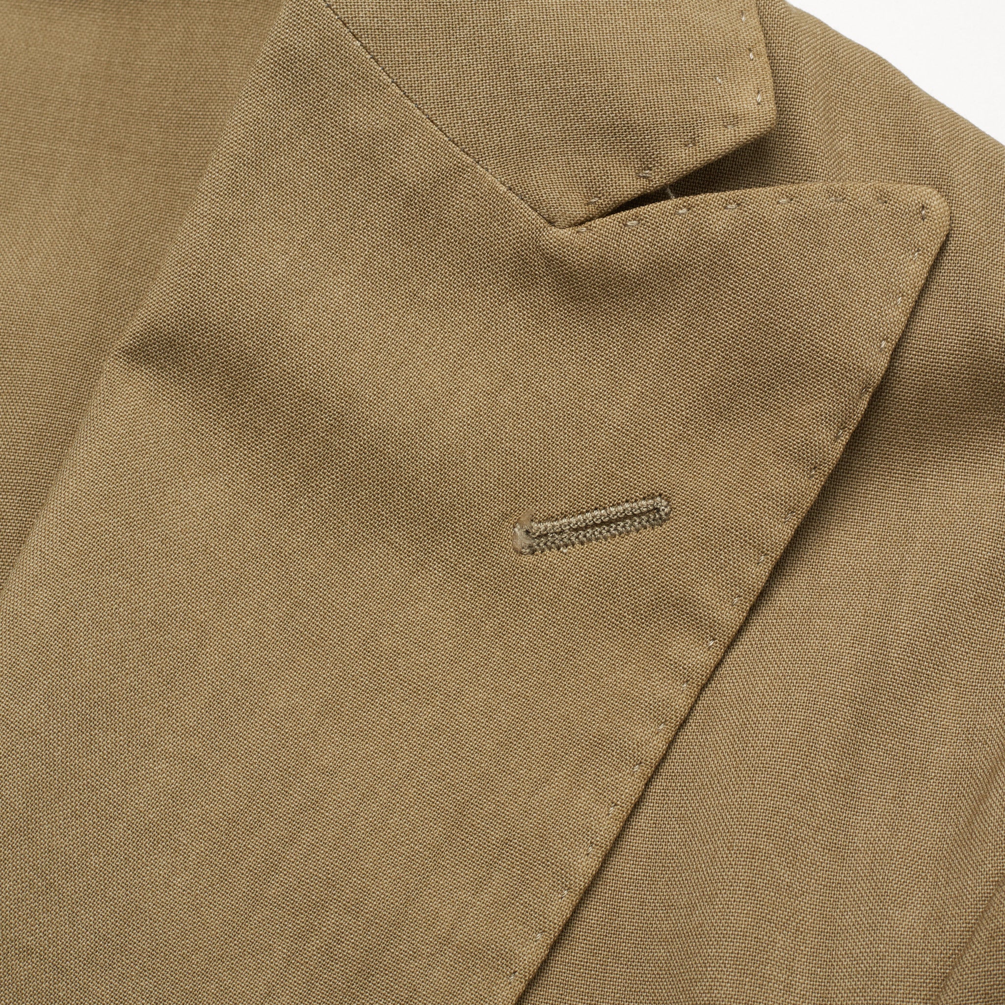 BOGLIOLI "K. Jacket" Olive Virgin Wool Unlined Peak Lapel Jacket EU 48 NEW US 38 BOGLIOLI