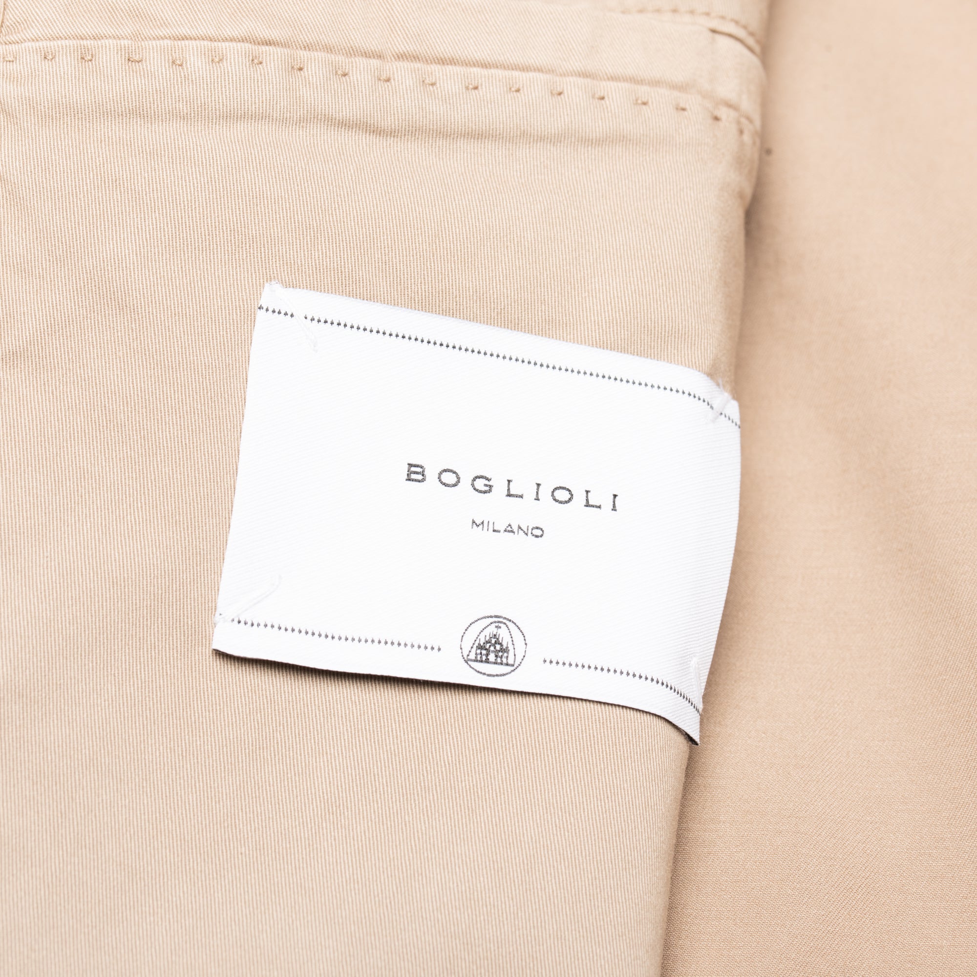 BOGLIOLI Milano "K. Jacket" Sand Beige Cotton Unlined Suit EU 56 NEW US 46 BOGLIOLI