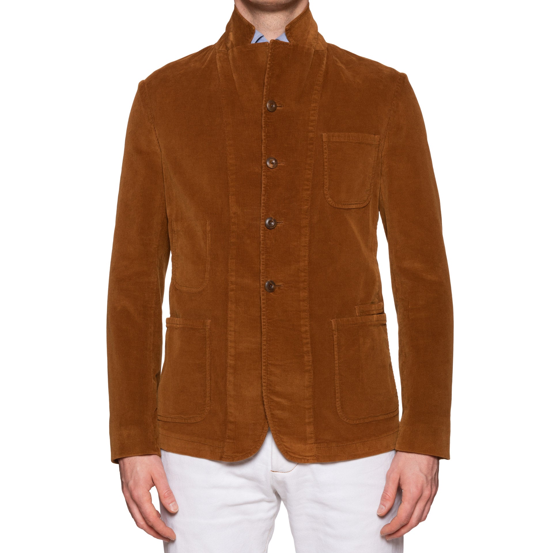 BOGLIOLI "67" Light Brown Corduroy Cotton 4 Button Unlined Jacket 50 NEW US 40 BOGLIOLI