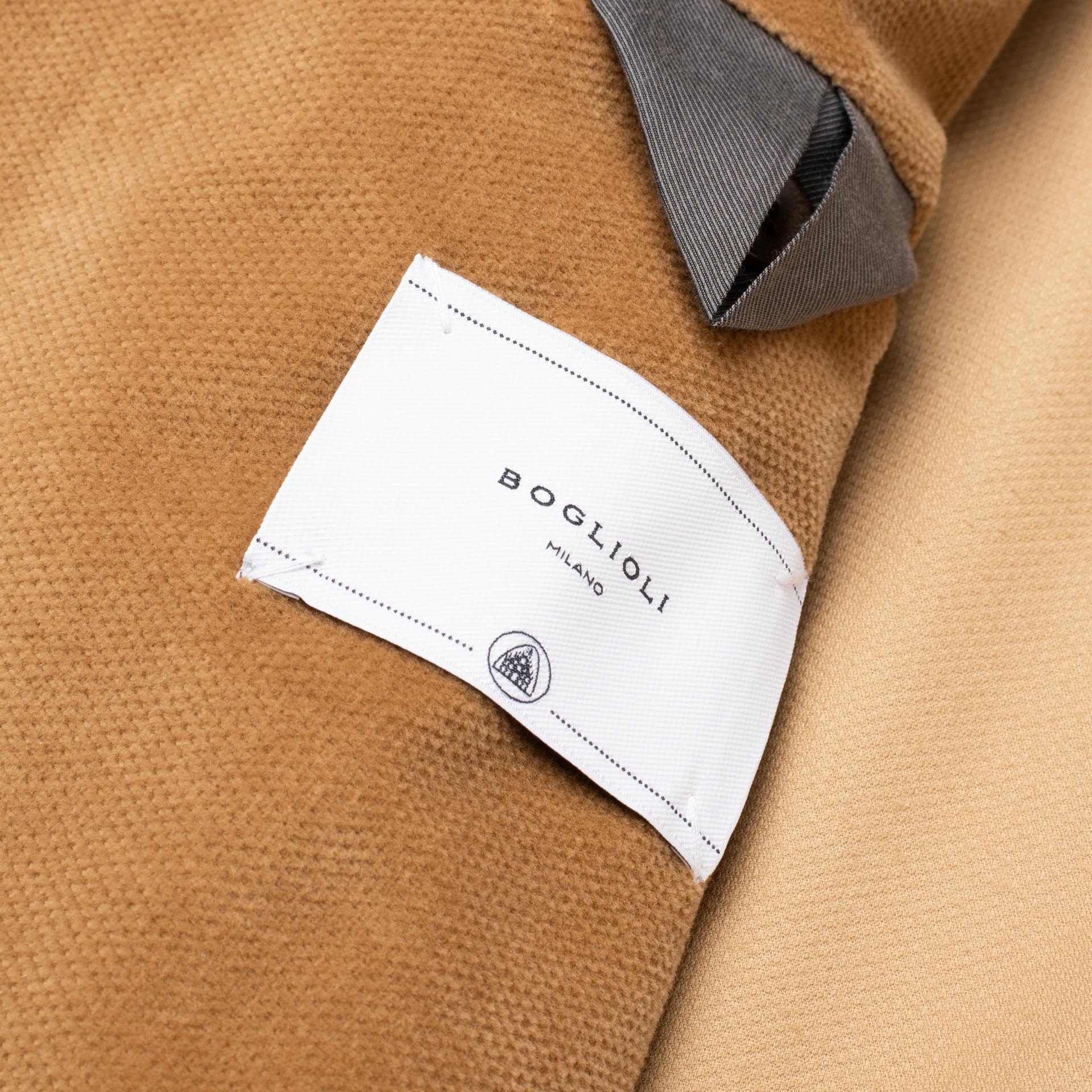 BOGLIOLI "K.Jacket" Tan Beige Velvet Cotton Unlined Blazer Jacket EU 50 NEW US 40 BOGLIOLI