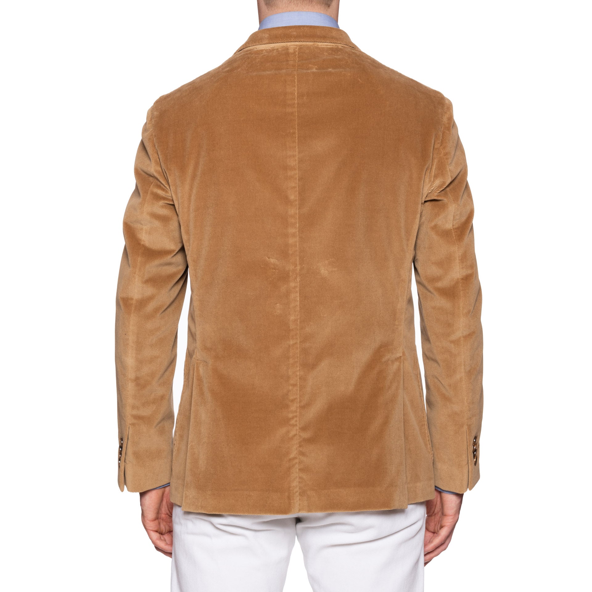 BOGLIOLI "K.Jacket" Tan Beige Velvet Cotton Unlined Blazer Jacket EU 50 NEW US 40 BOGLIOLI