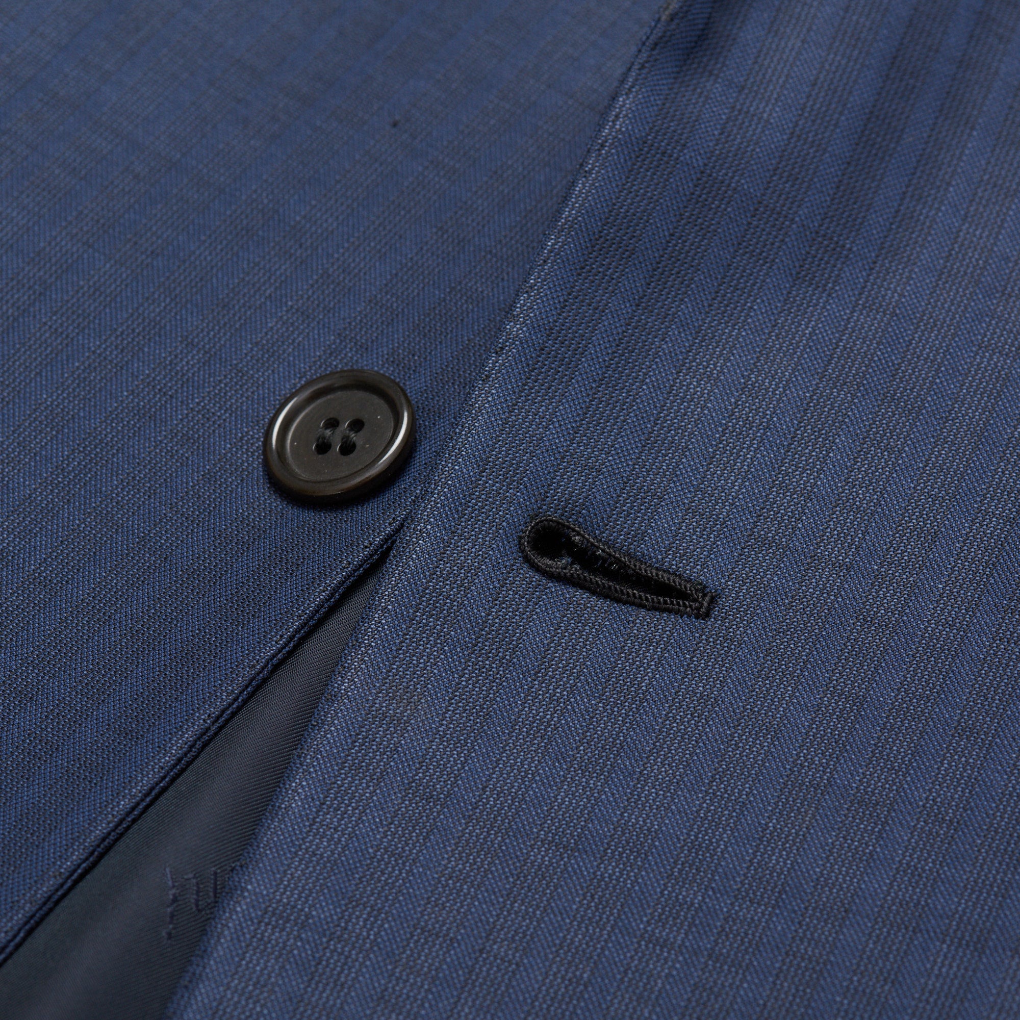 BRIONI Handmade "Palatino" Blue Striped Wool Super 150's Jacket EU 54 US 44 BRIONI