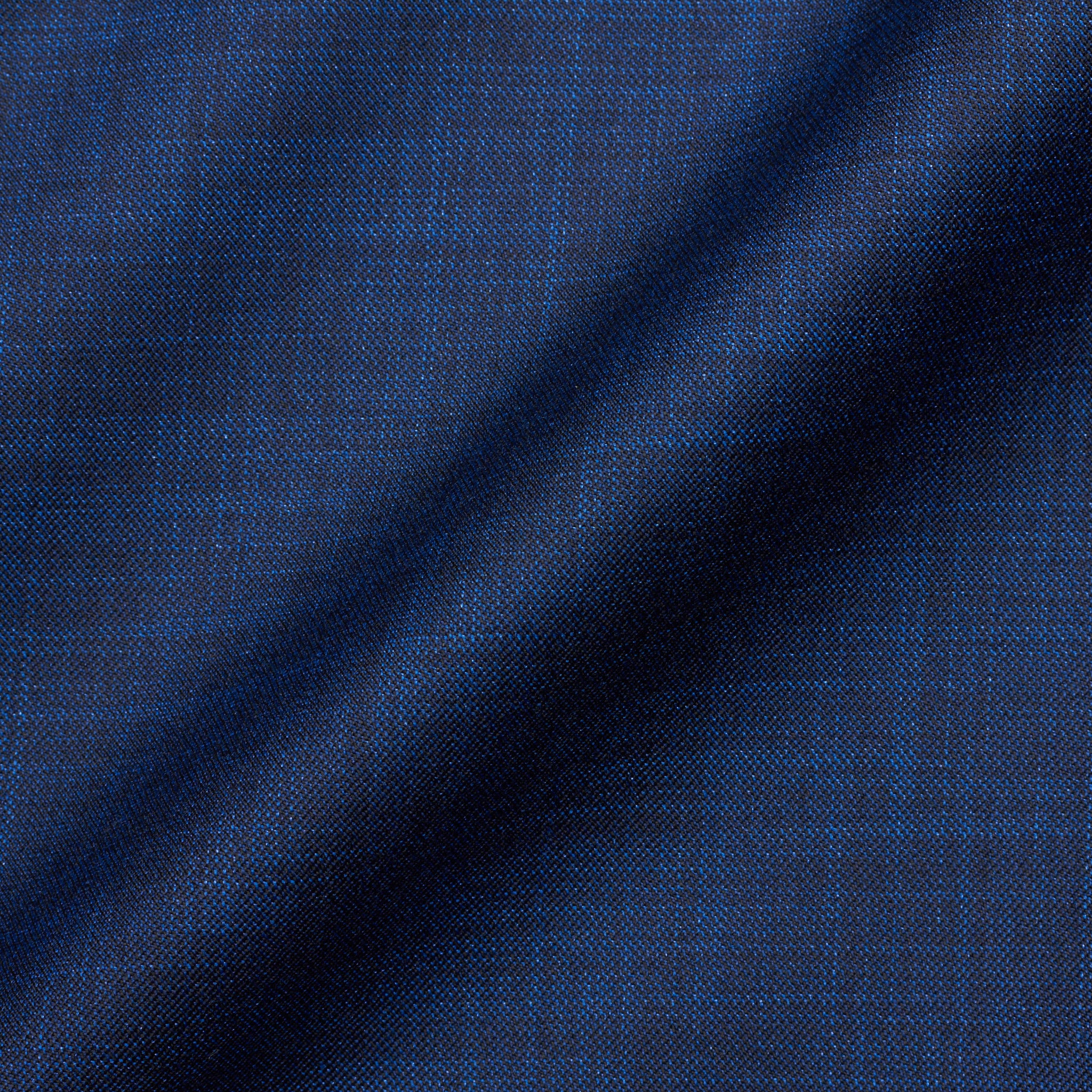 BRIONI "BRUNICO" Handmade Chambray Navy Blue Silk-Wool Super 150's Jacket NEW BRIONI