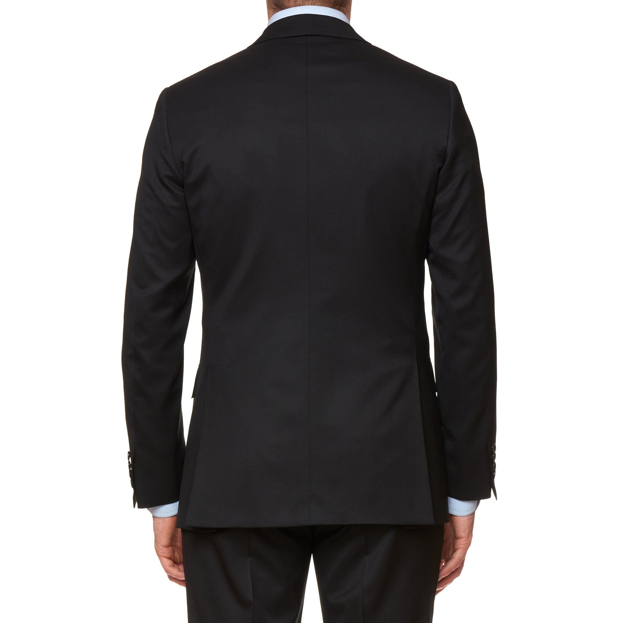 BRIONI "GAETANO" Handmade Black Wool Super 150's Suit EU 50 NEW US 40 BRIONI